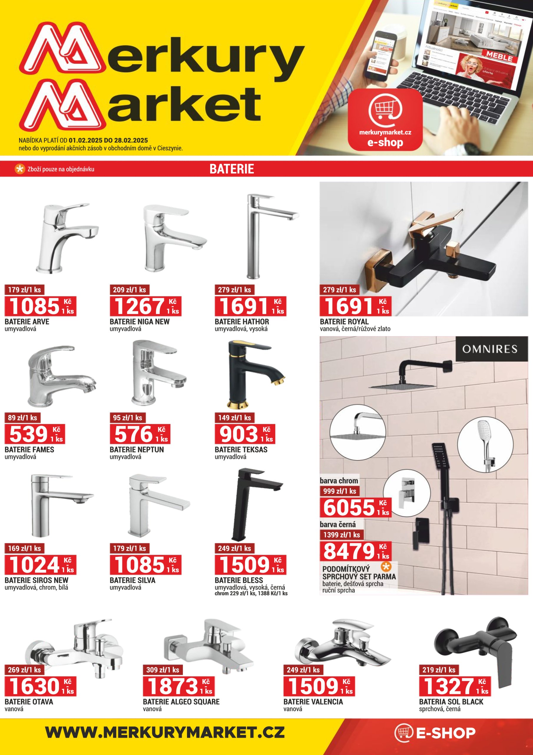 Leták Merkury Market od 01.02. do 28.02.