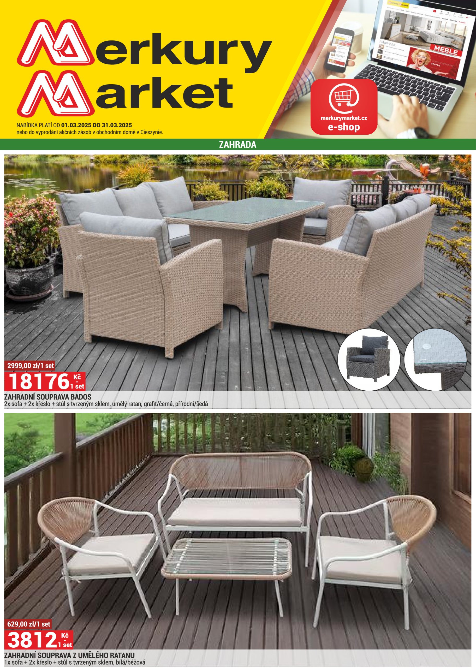 Leták Merkury Market od 01.03. do 31.03.