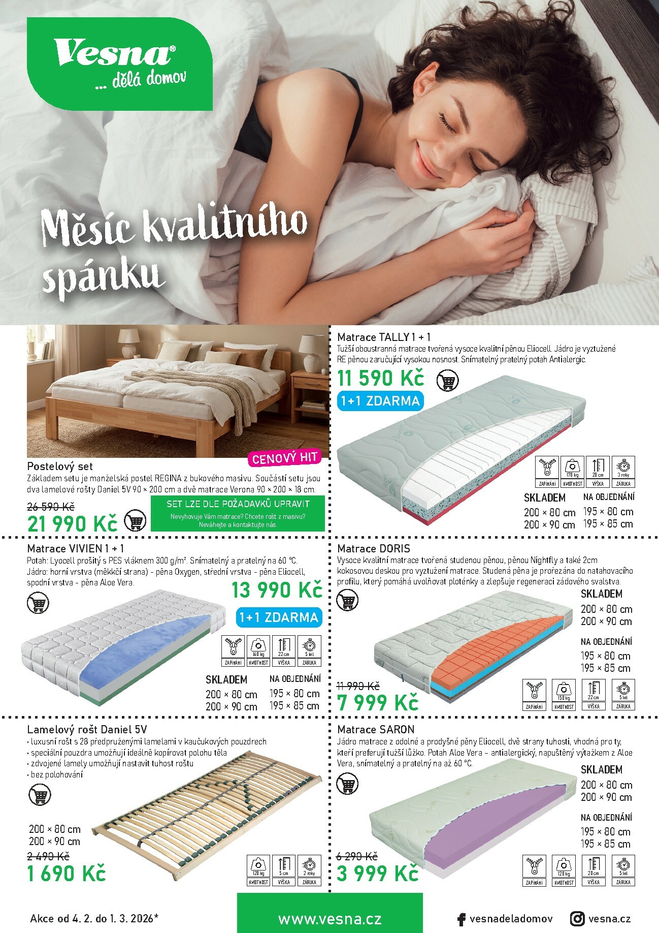 Vesna - leták platný od středy 04.02.2026 do neděle 01.03.2026
