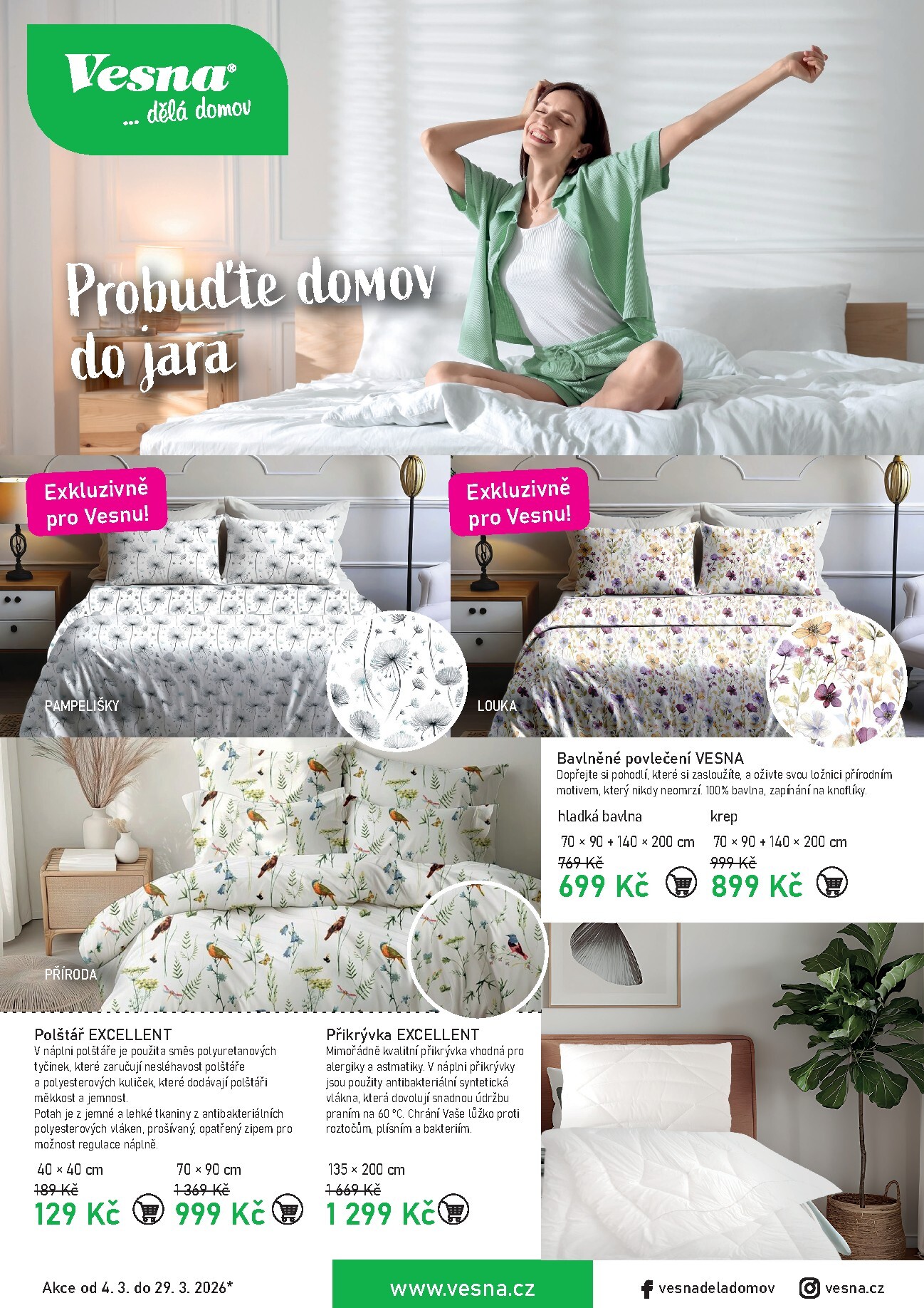 Vesna - leták platný od středy 04.03.2026 do neděle 29.03.2026