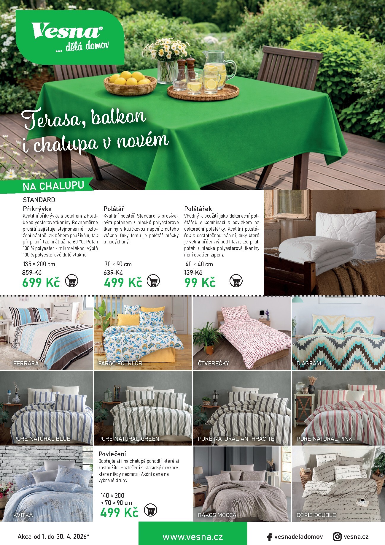 Vesna leták platný od středy 01.04.2026 do čtvrtka 30.04.2026