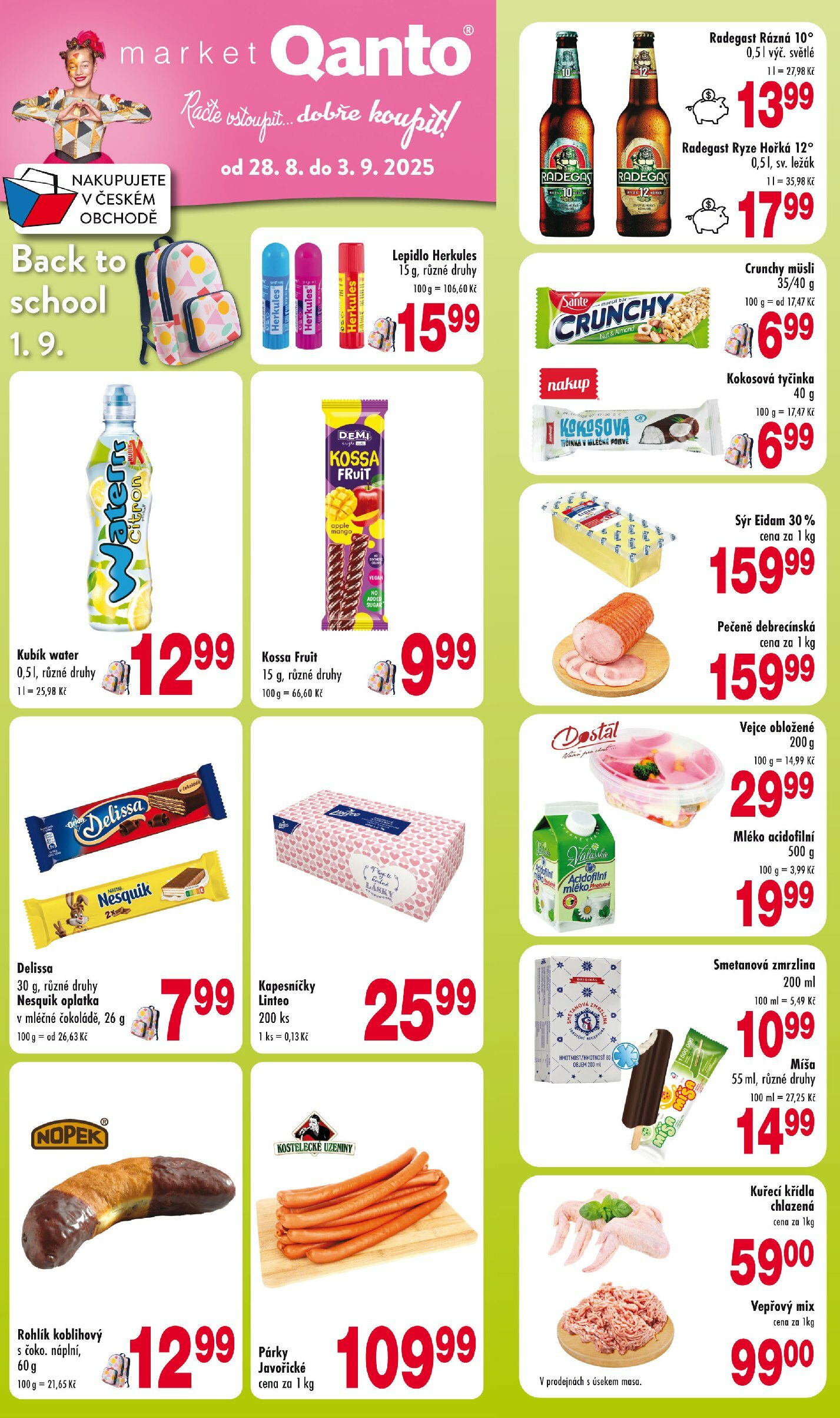 Leták Qanto od 28.08. do 03.09.