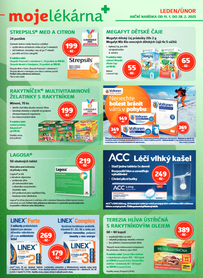 Leták Moje lékarna od 11.01. do 28.02.