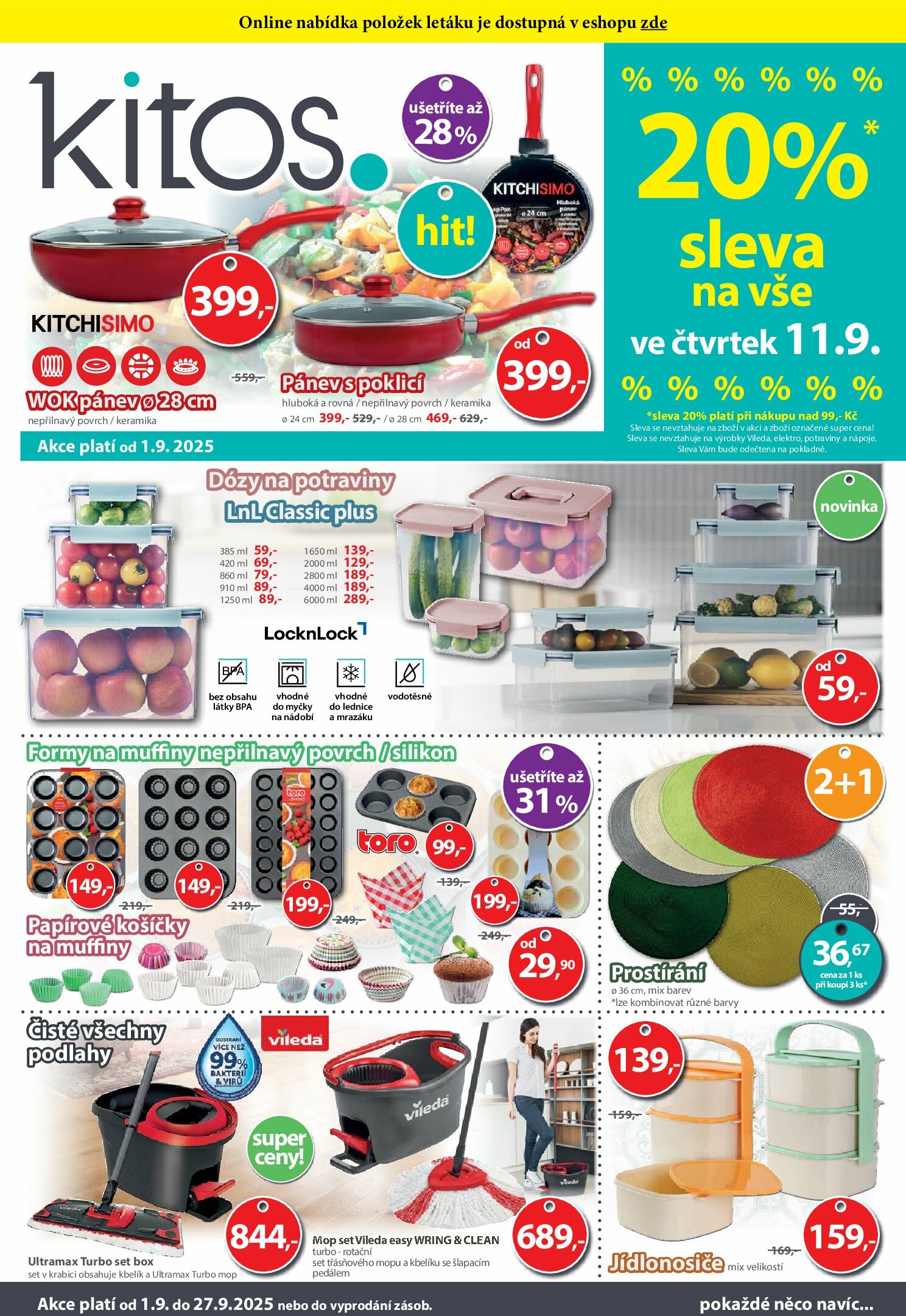 Leták Kitos od 01.09. do 27.09.