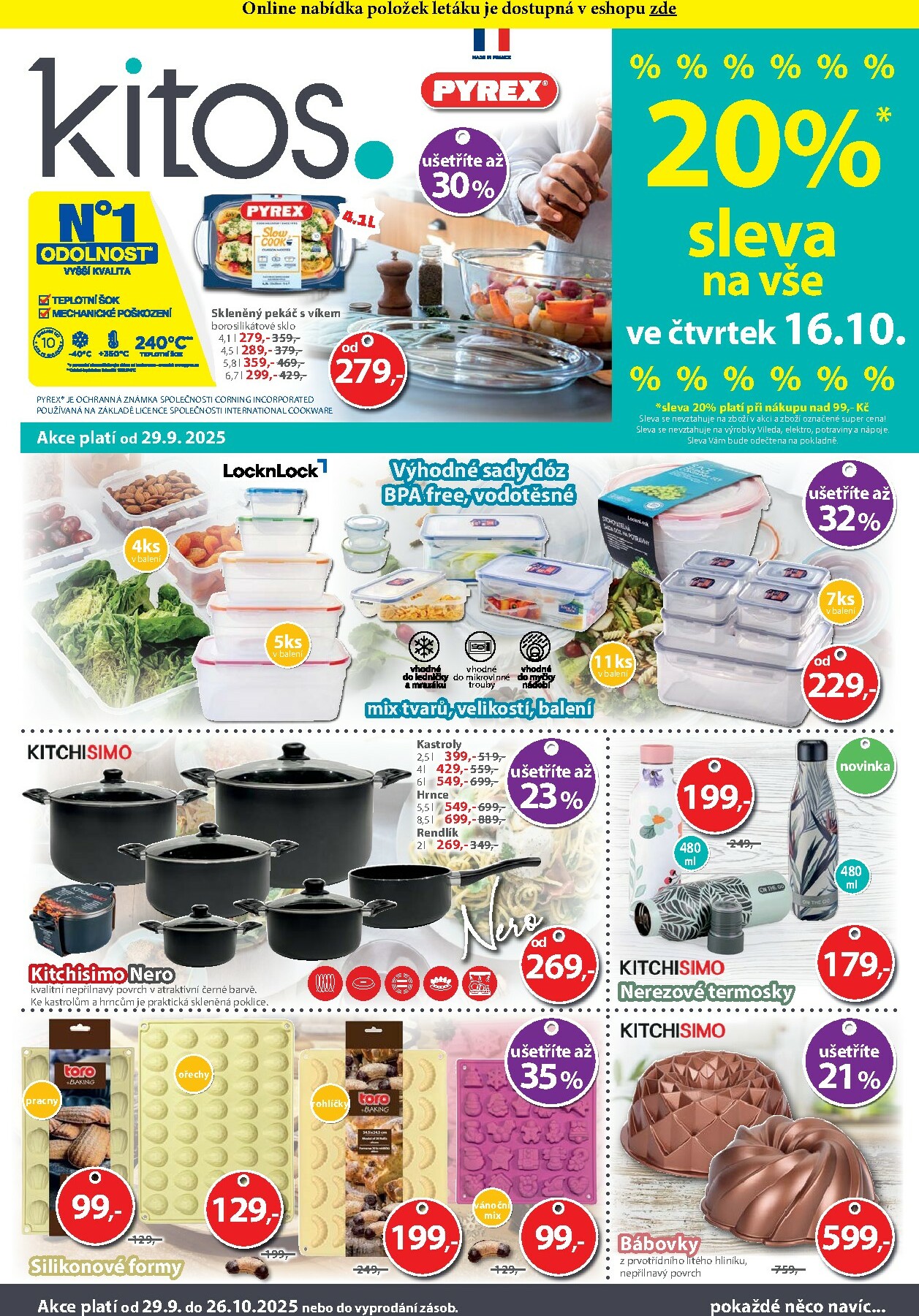 Leták Kitos od 29.09. do 26.10.