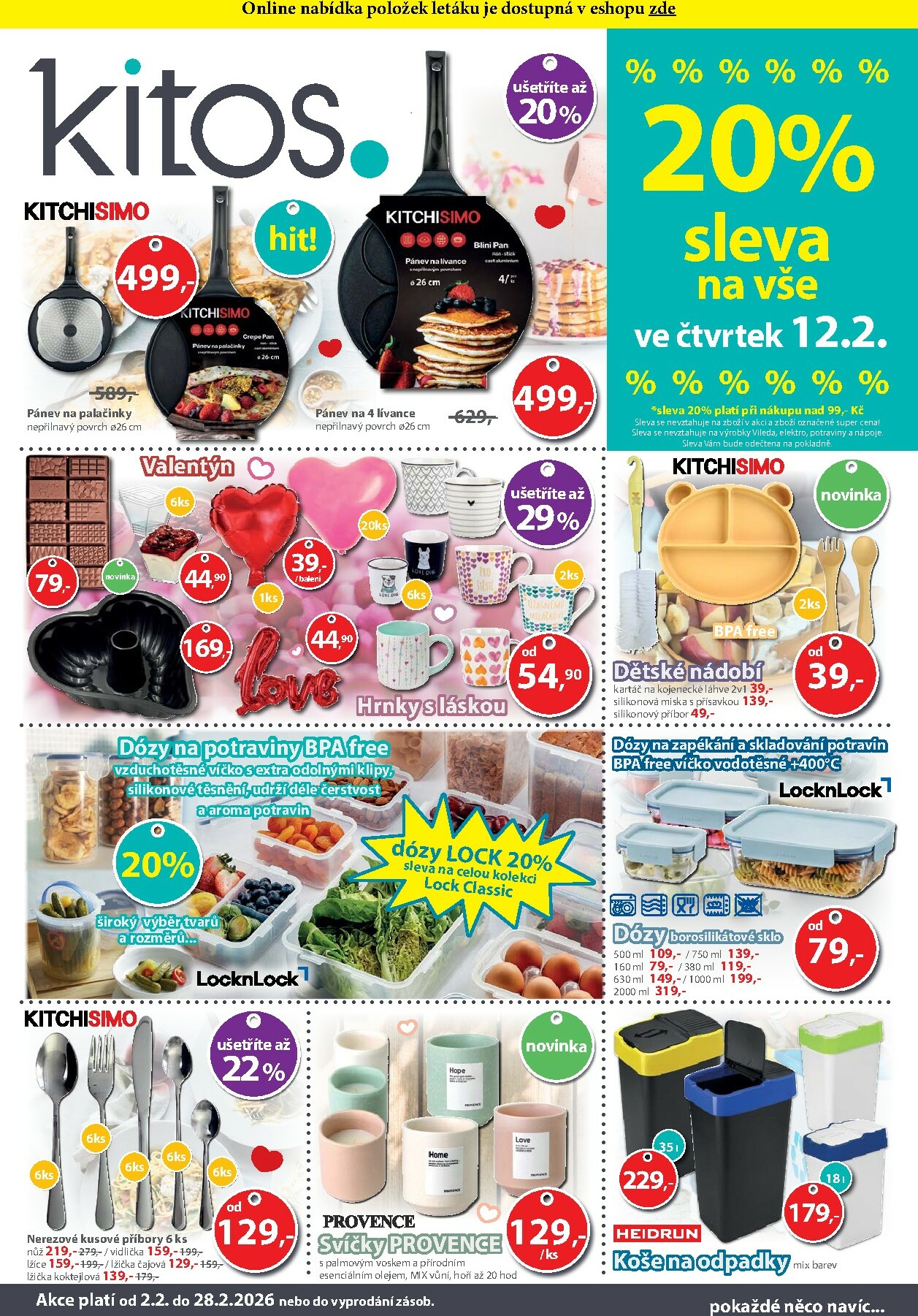 Kitos leták platný od pondělí 02.02.2026 do soboty 28.02.2026