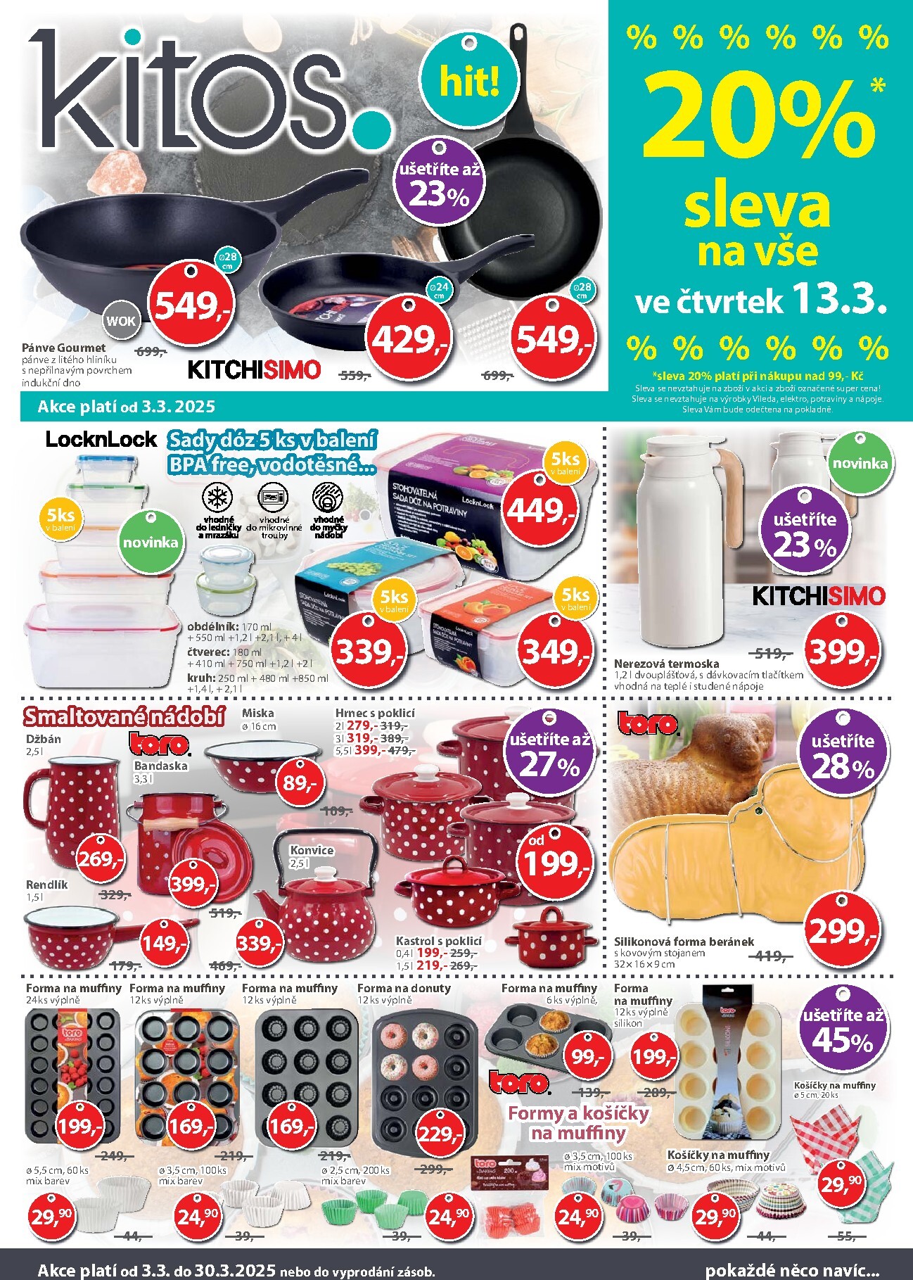 Kitos leták platný od úterý 03.03.2026 do pondělí 30.03.2026