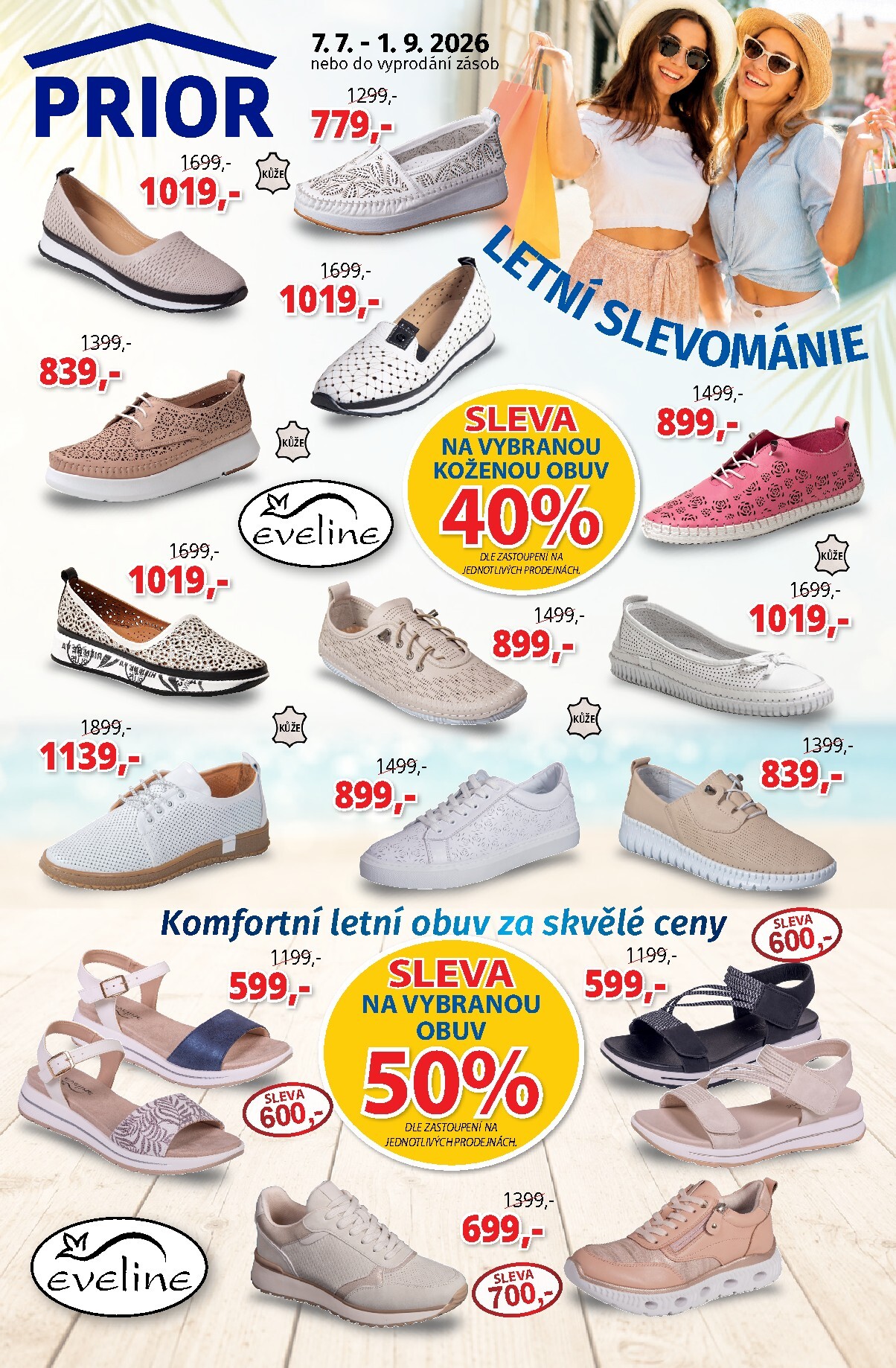 Aktuální Prior - Letní slevománie leták platný od úterý 07.07.2026 do úterý 01.09.2026