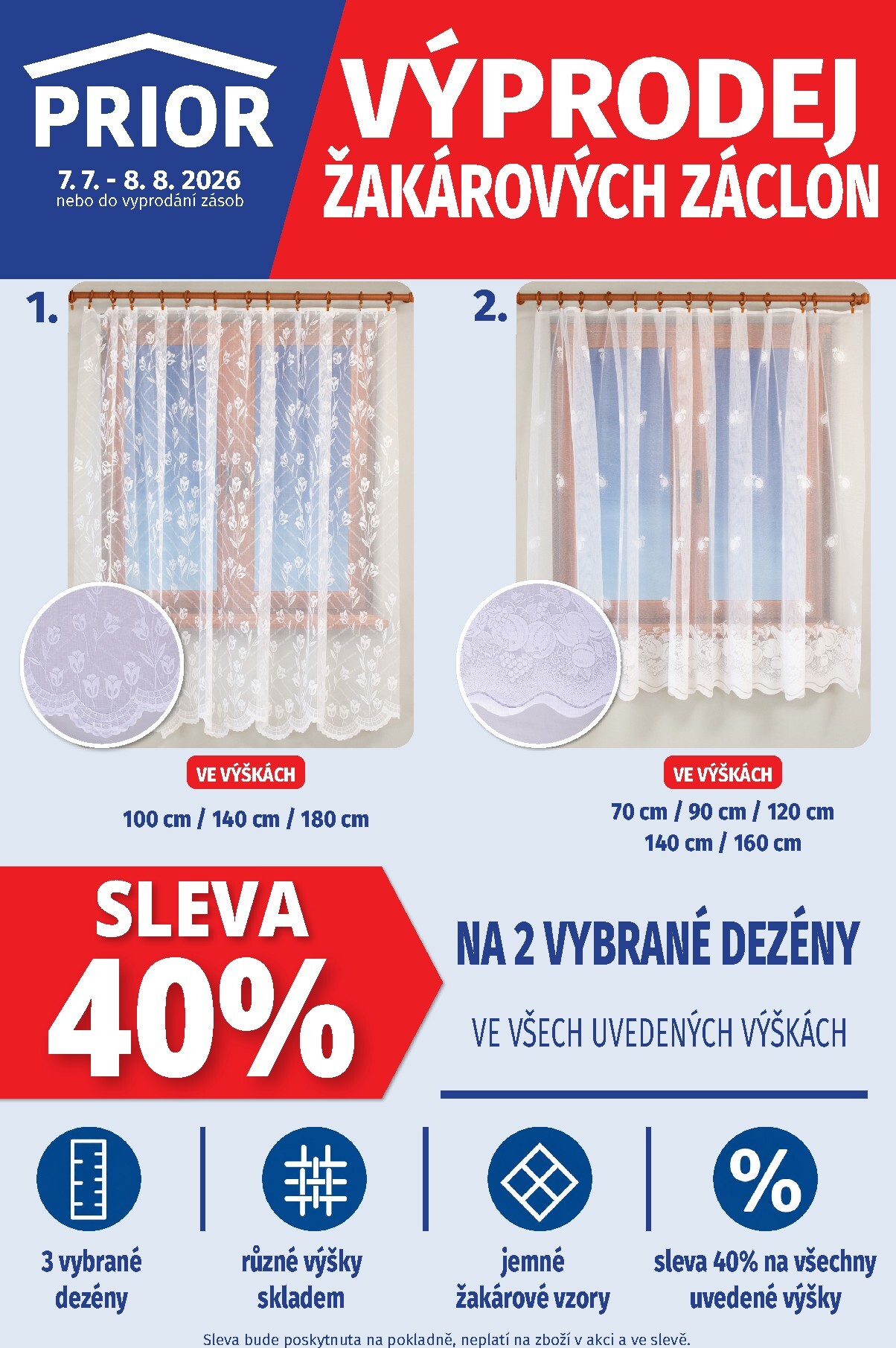 Aktuální Prior - Látky leták platný od úterý 07.07.2026 do soboty 08.08.2026