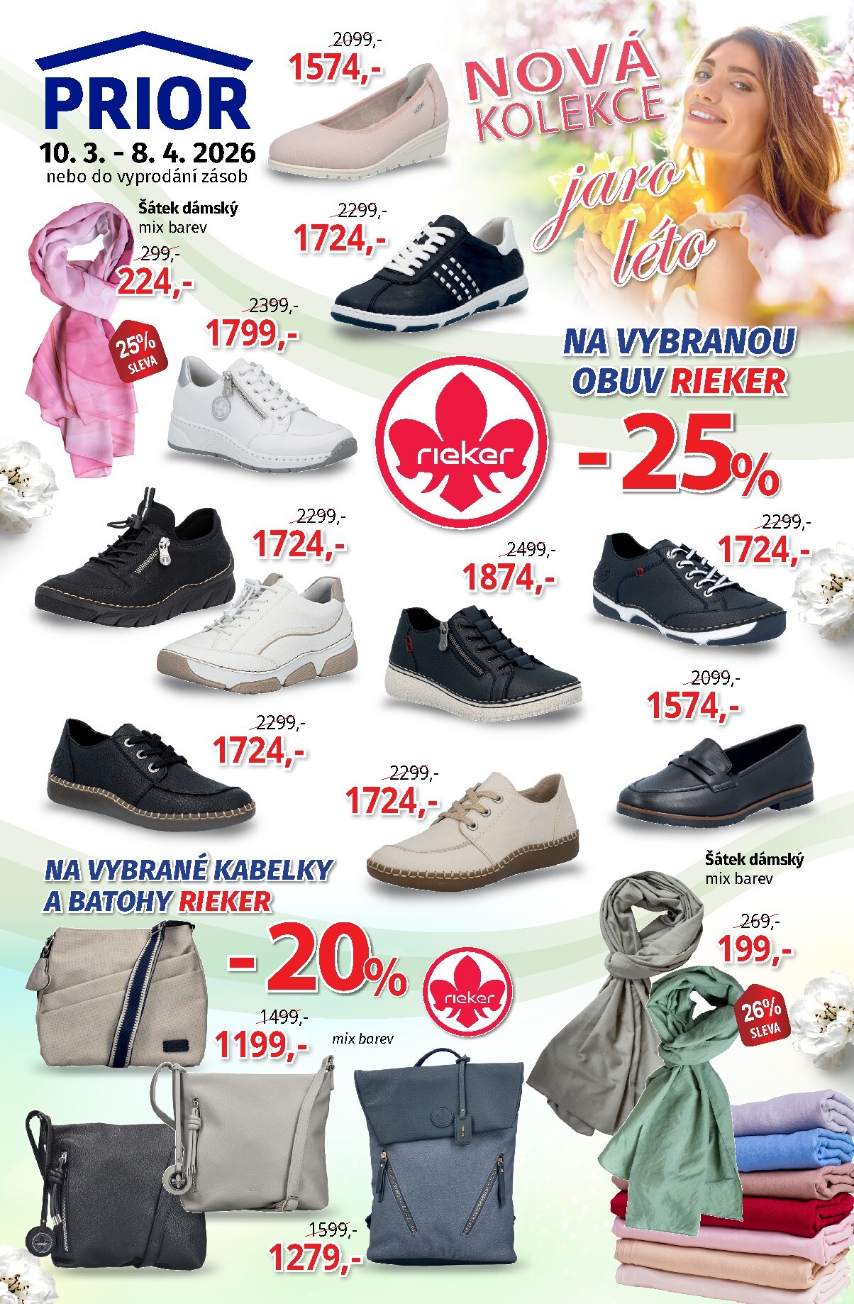 Prior - Obuv leták platný od úterý 10.03.2026 do středy 08.04.2026