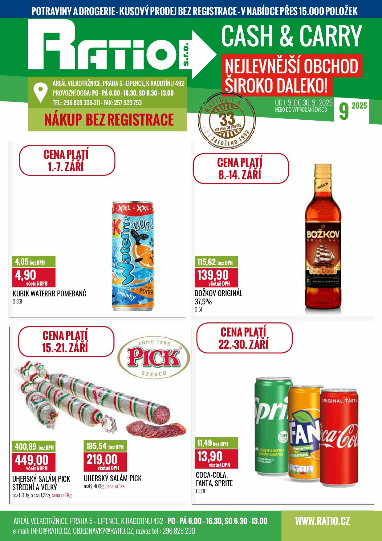 Leták Ratio od 01.09. do 30.09.