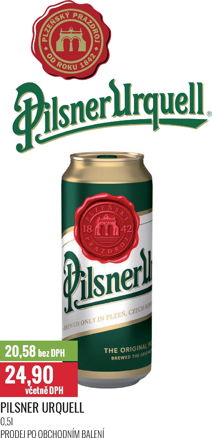 Ratio - Pilsner Urquell leták platný od neděle 01.03.2026 do neděle 15.03.2026