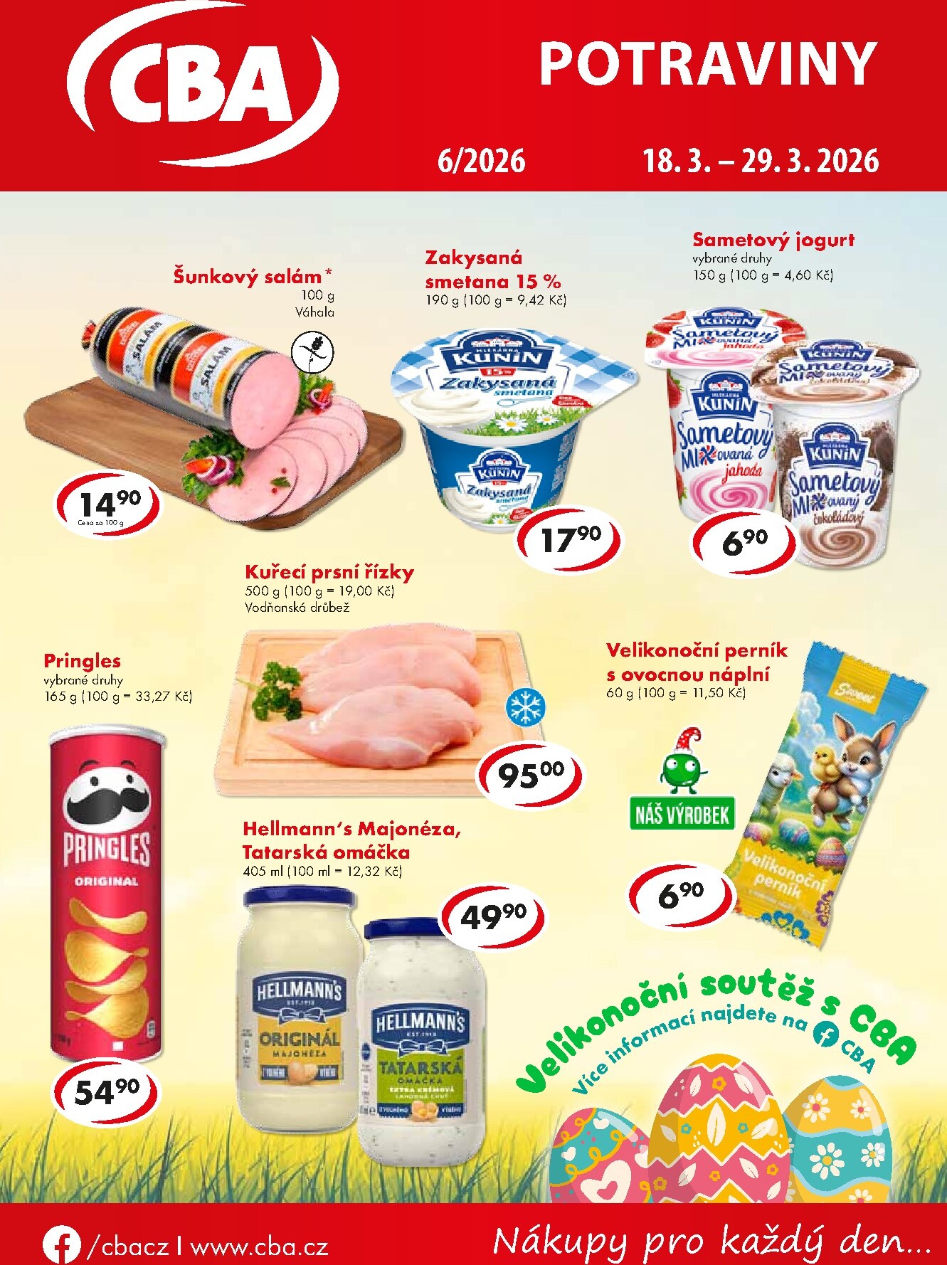 CBA leták platný od středy 18.03.2026 do neděle 29.03.2026