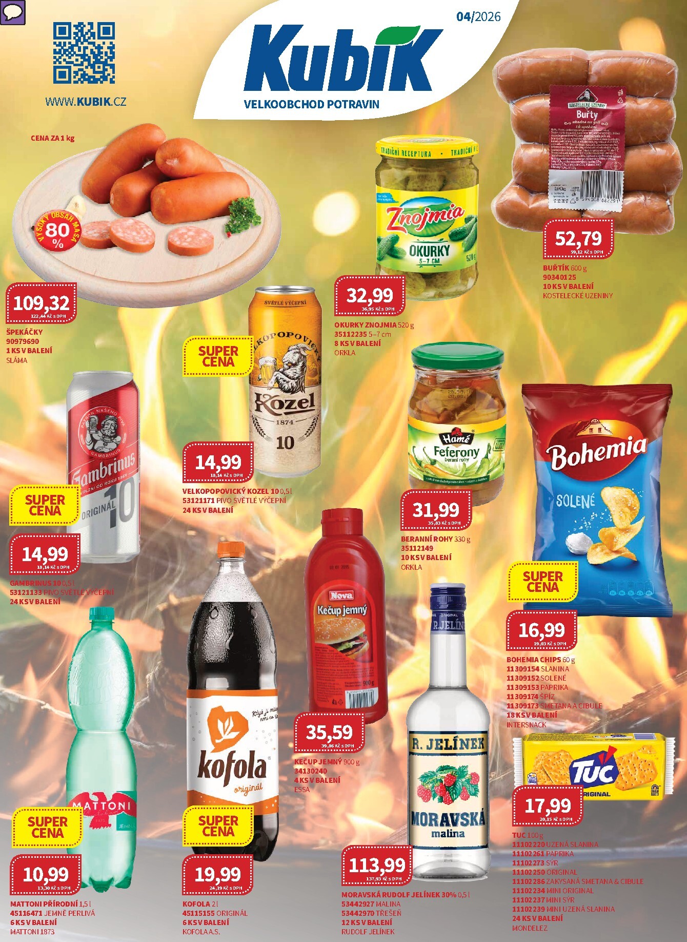 Kubík - Velkoobchod leták platný od středy 01.04.2026 do čtvrtka 30.04.2026