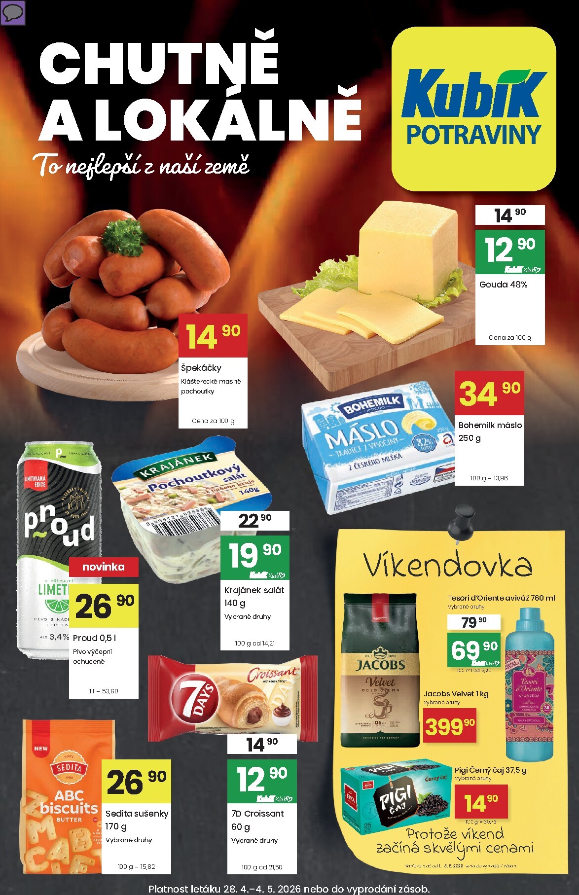 Aktuální Kubík leták platný od úterý 28.04.2026 do pondělí 04.05.2026