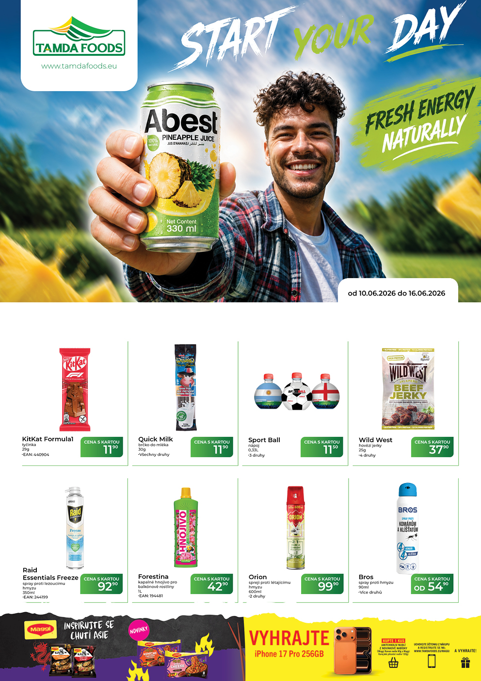 Budoucí Tamda Foods leták platný od středy 10.06.2026 do úterý 16.06.2026