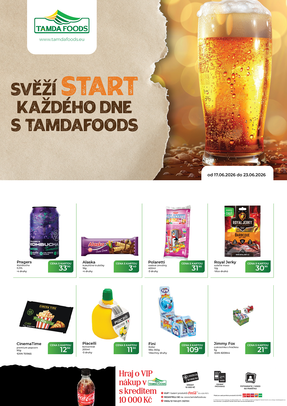 Budoucí Tamda Foods leták platný od středy 17.06.2026 do úterý 23.06.2026