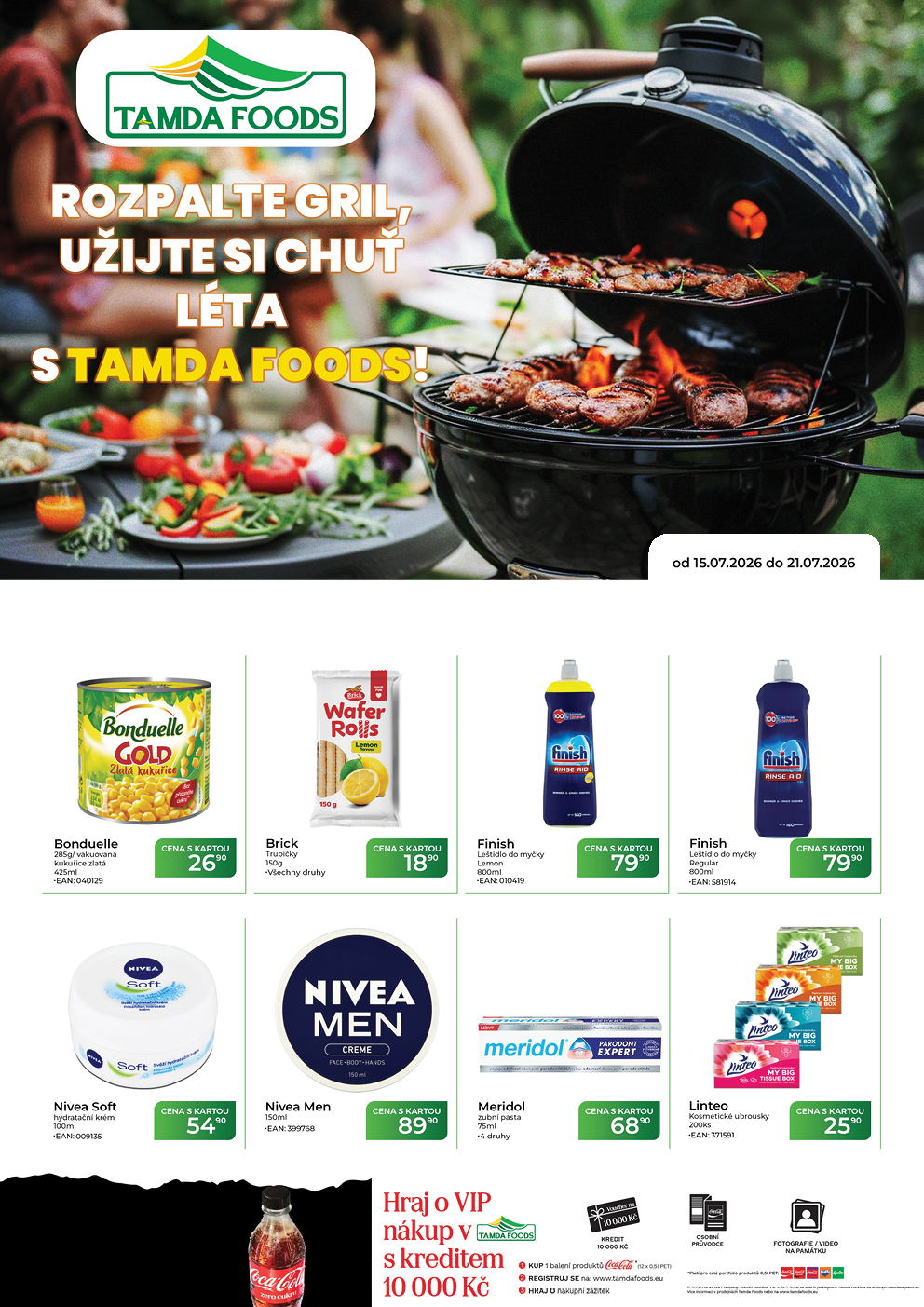 Budoucí Tamda Foods leták platný od středy 15.07.2026 do úterý 21.07.2026