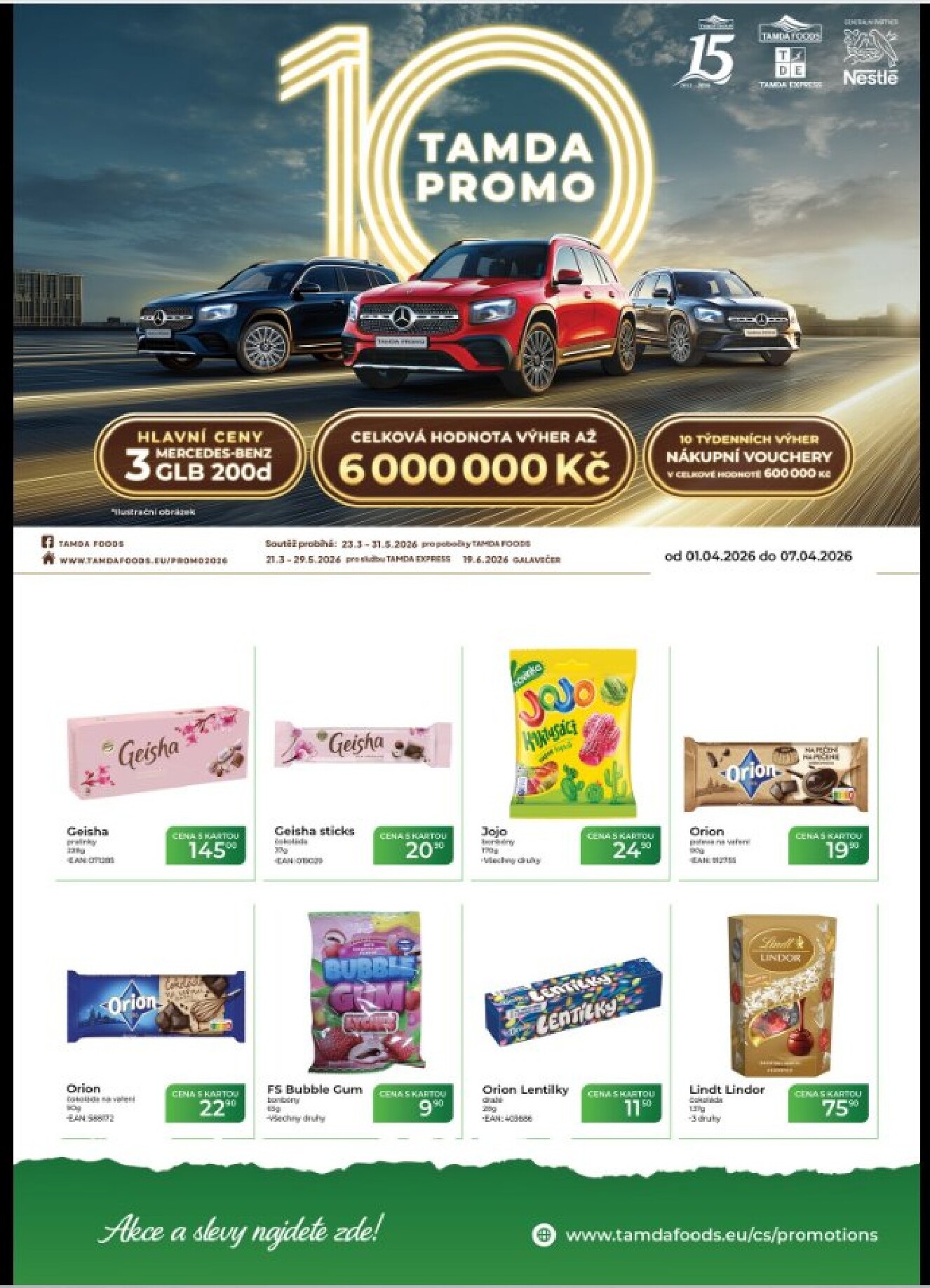 Tamda Foods leták platný od středy 01.04.2026 do úterý 07.04.2026