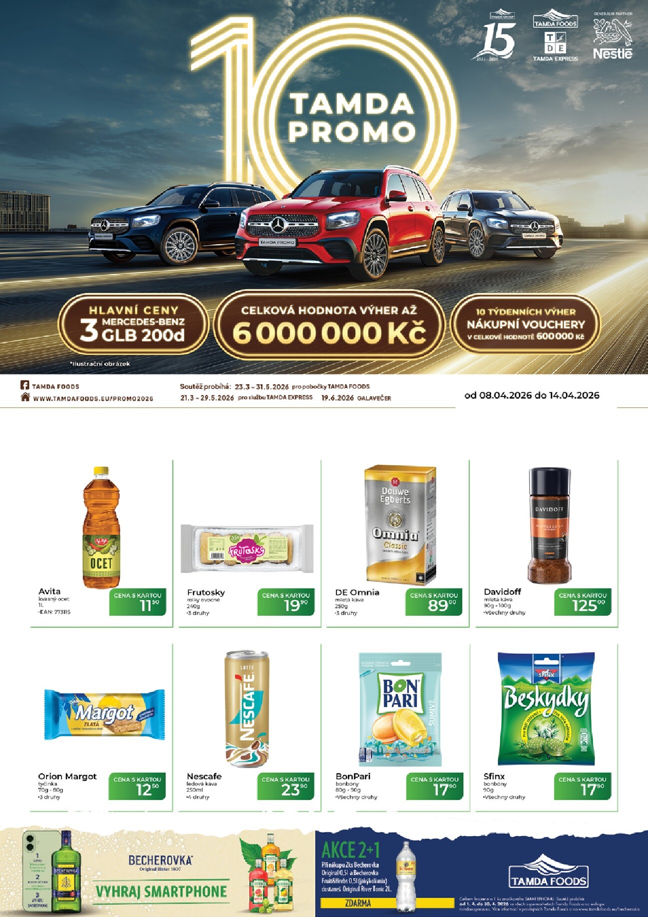 Tamda Foods leták platný od středy 08.04.2026 do úterý 14.04.2026