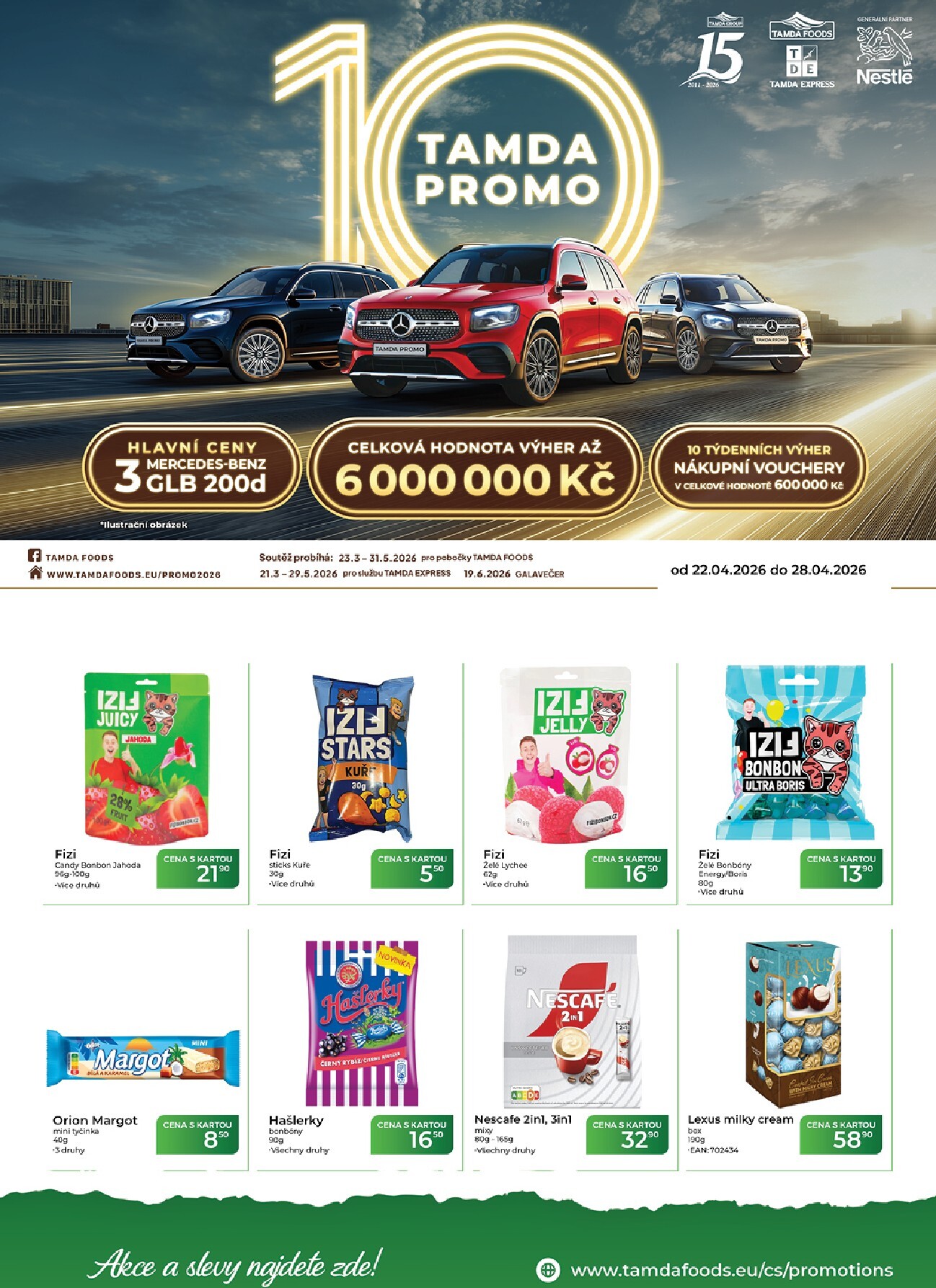 Budoucí Tamda Foods leták platný od středy 22.04.2026 do úterý 28.04.2026