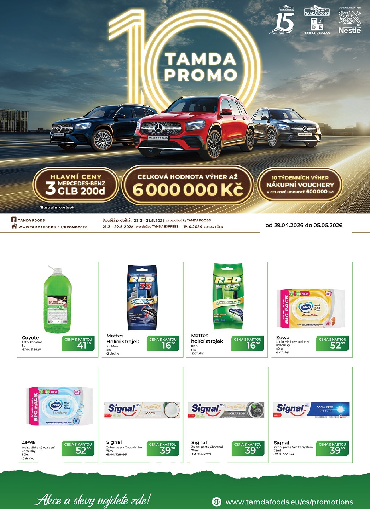 Budoucí Tamda Foods leták platný od středy 29.04.2026 do úterý 05.05.2026