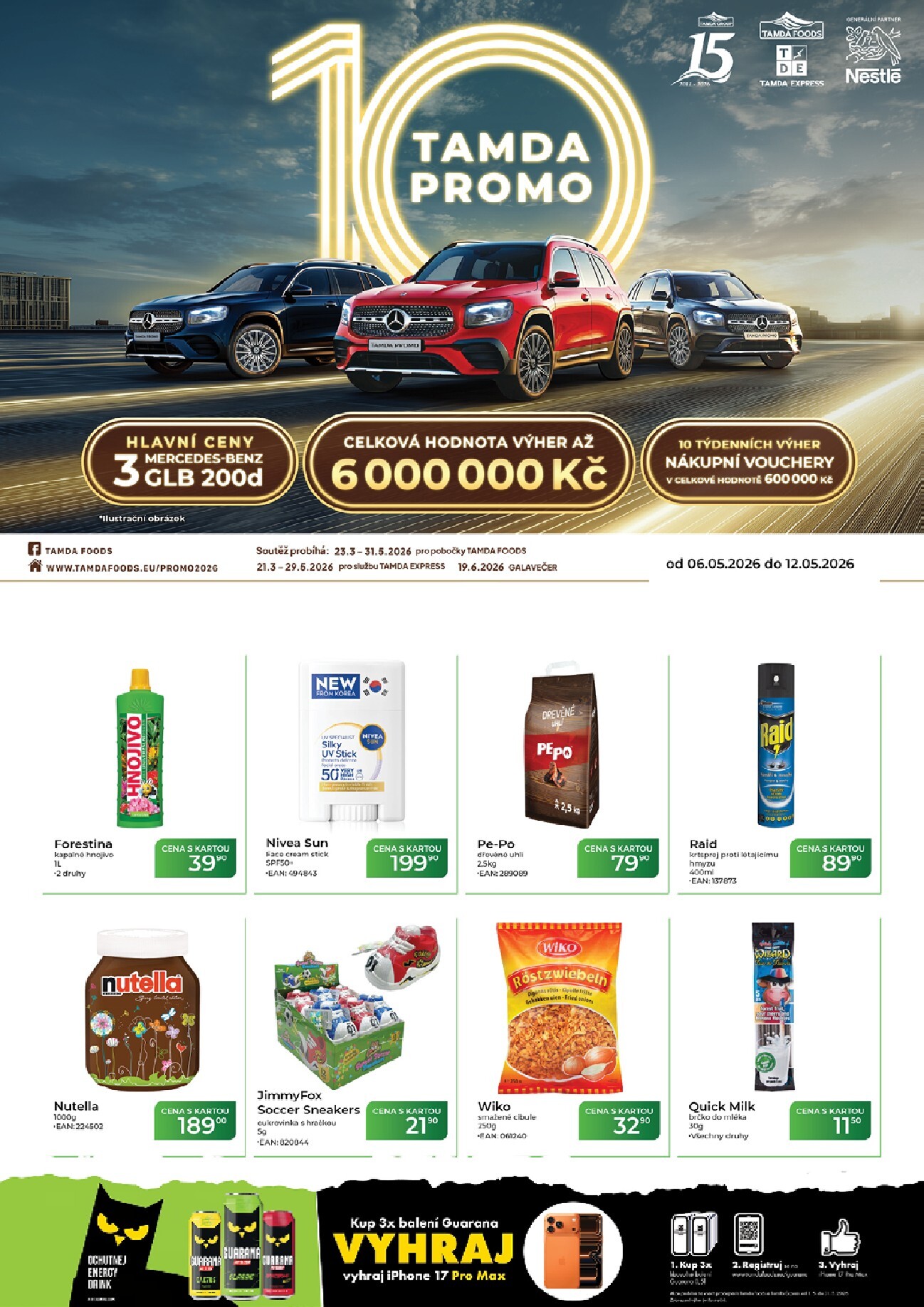 Budoucí Tamda Foods leták platný od středy 06.05.2026 do úterý 12.05.2026