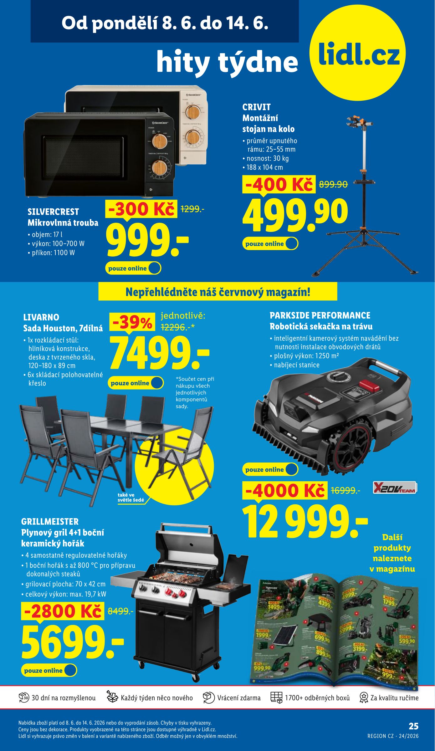 Lidl - Hity týdne leták na příští týden od pondělí 08.06.2026 do neděle 14.06.2026