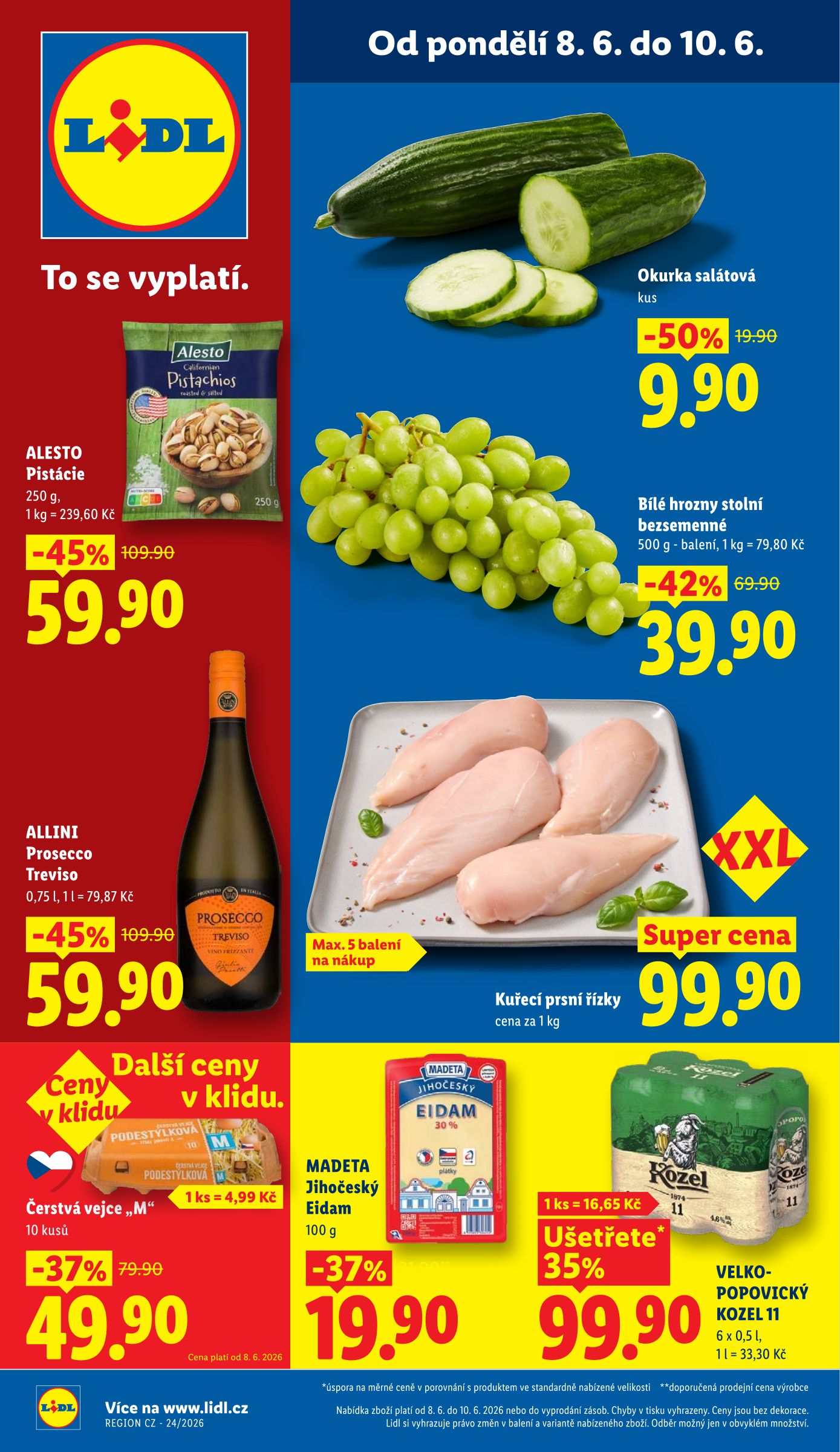 Lidl leták na příští týden od pondělí 08.06.2026 do středy 10.06.2026