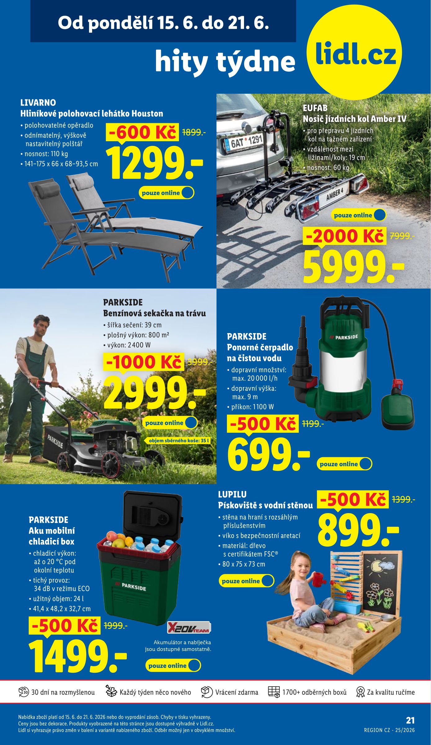 Lidl - Hity týdne leták na příští týden od pondělí 15.06.2026 do neděle 21.06.2026