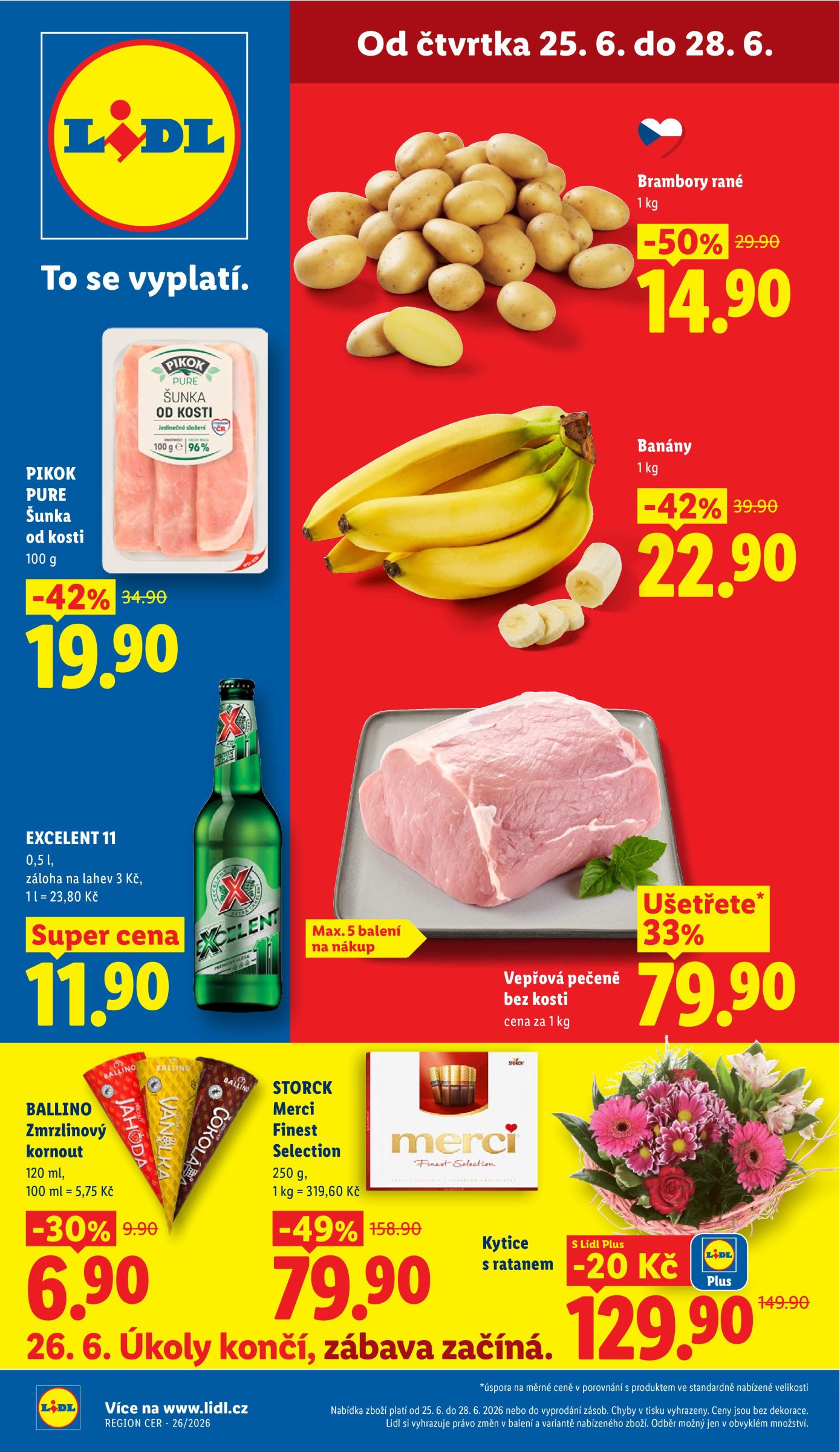 Lidl leták na příští týden od čtvrtka 25.06.2026 do neděle 28.06.2026