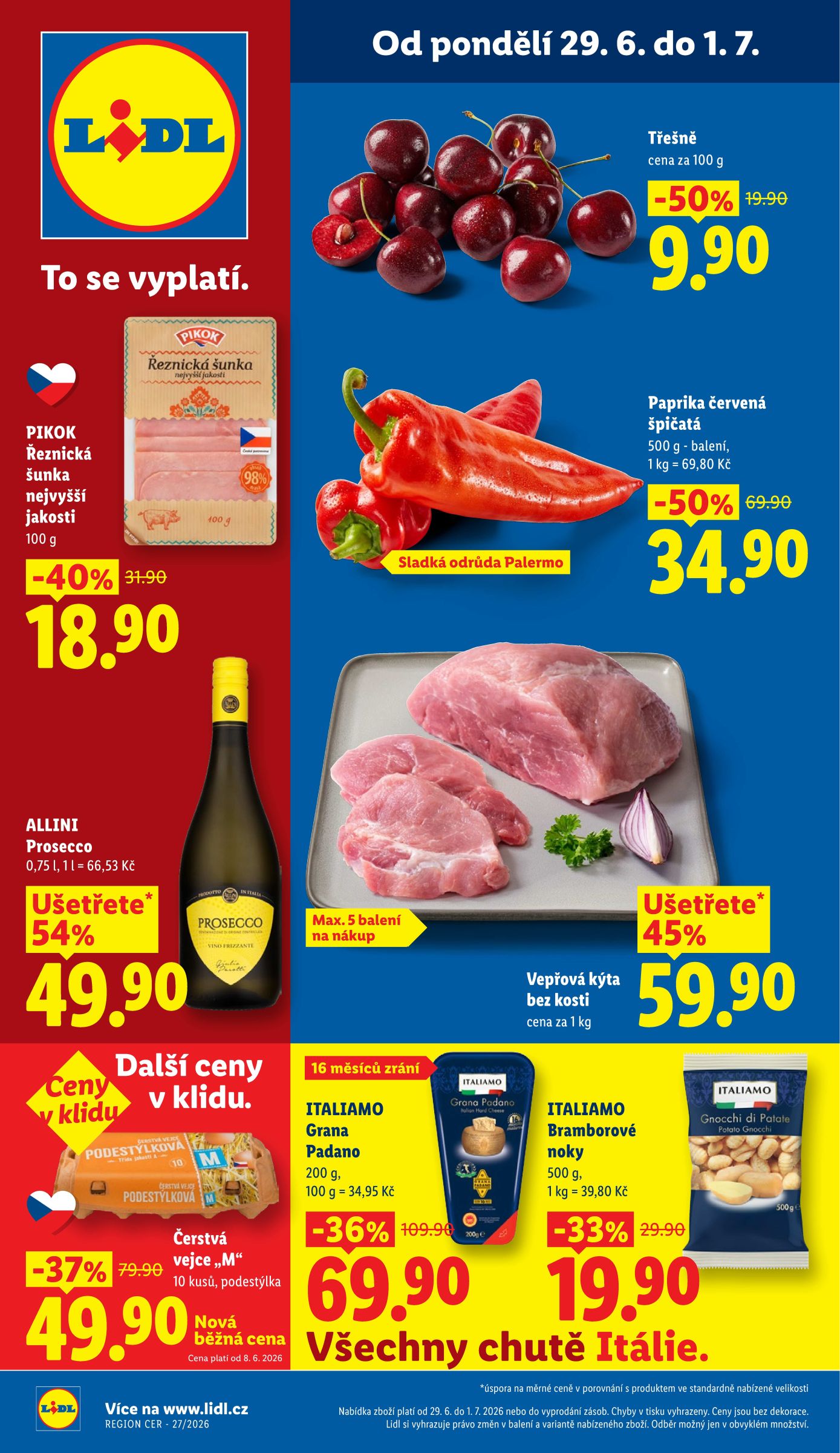Lidl leták na příští týden od pondělí 29.06.2026 do středy 01.07.2026