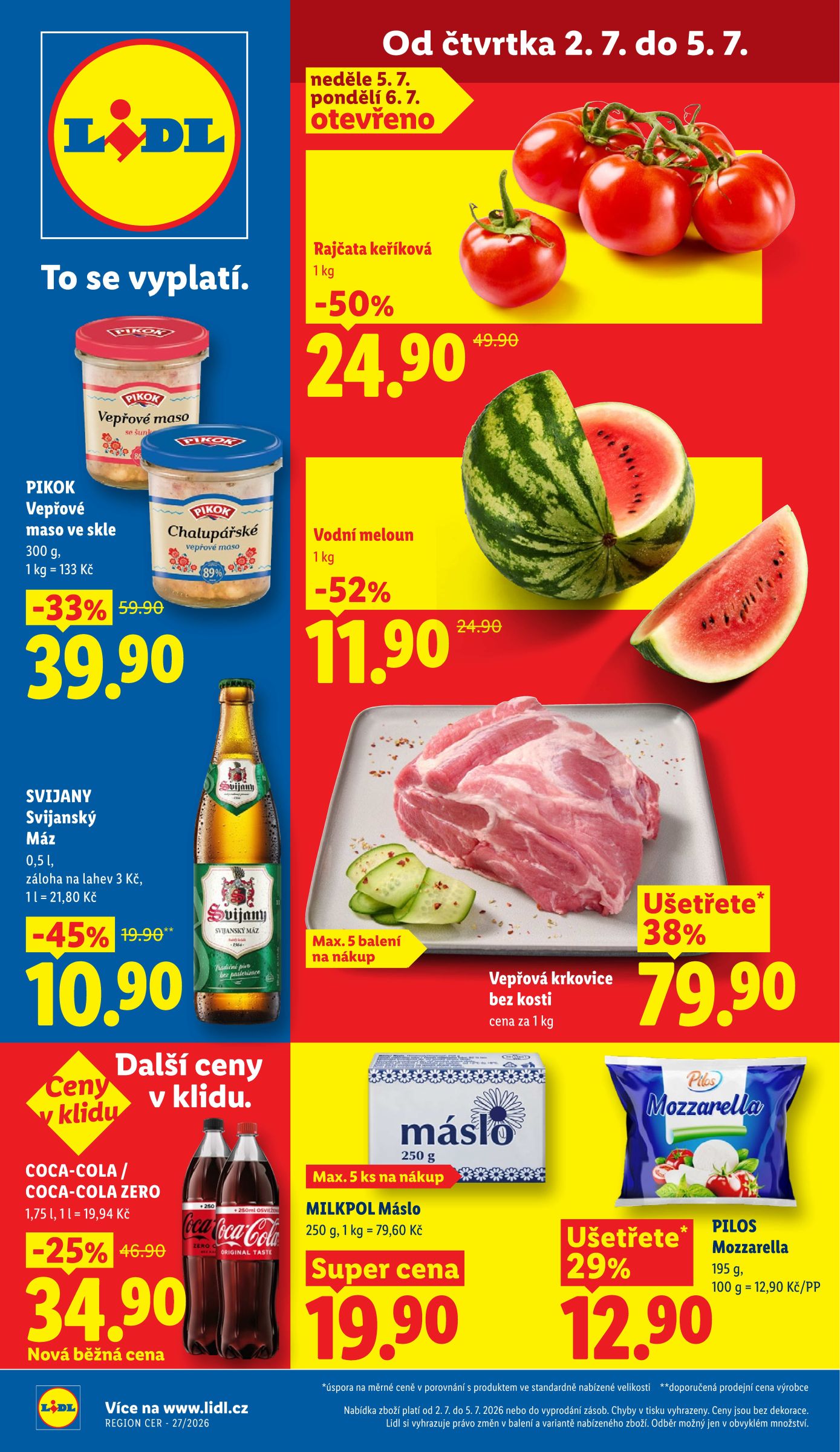 Lidl leták na příští týden od čtvrtka 02.07.2026 do neděle 05.07.2026