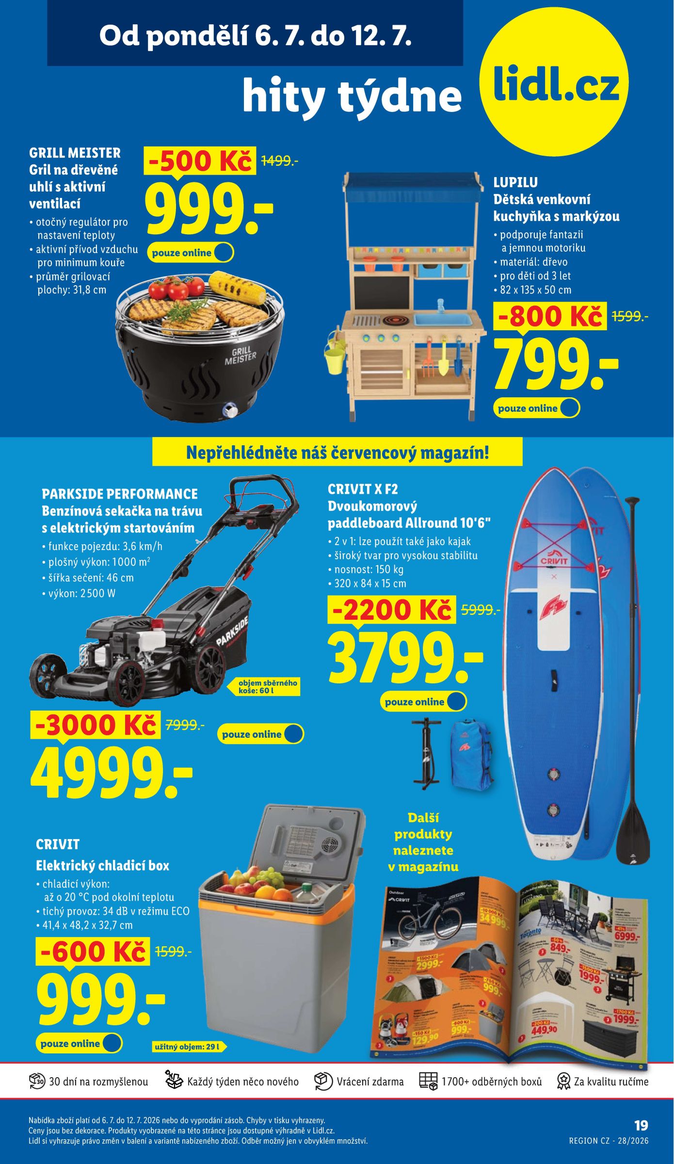 Lidl - Hity týdne leták na příští týden od pondělí 06.07.2026 do neděle 12.07.2026