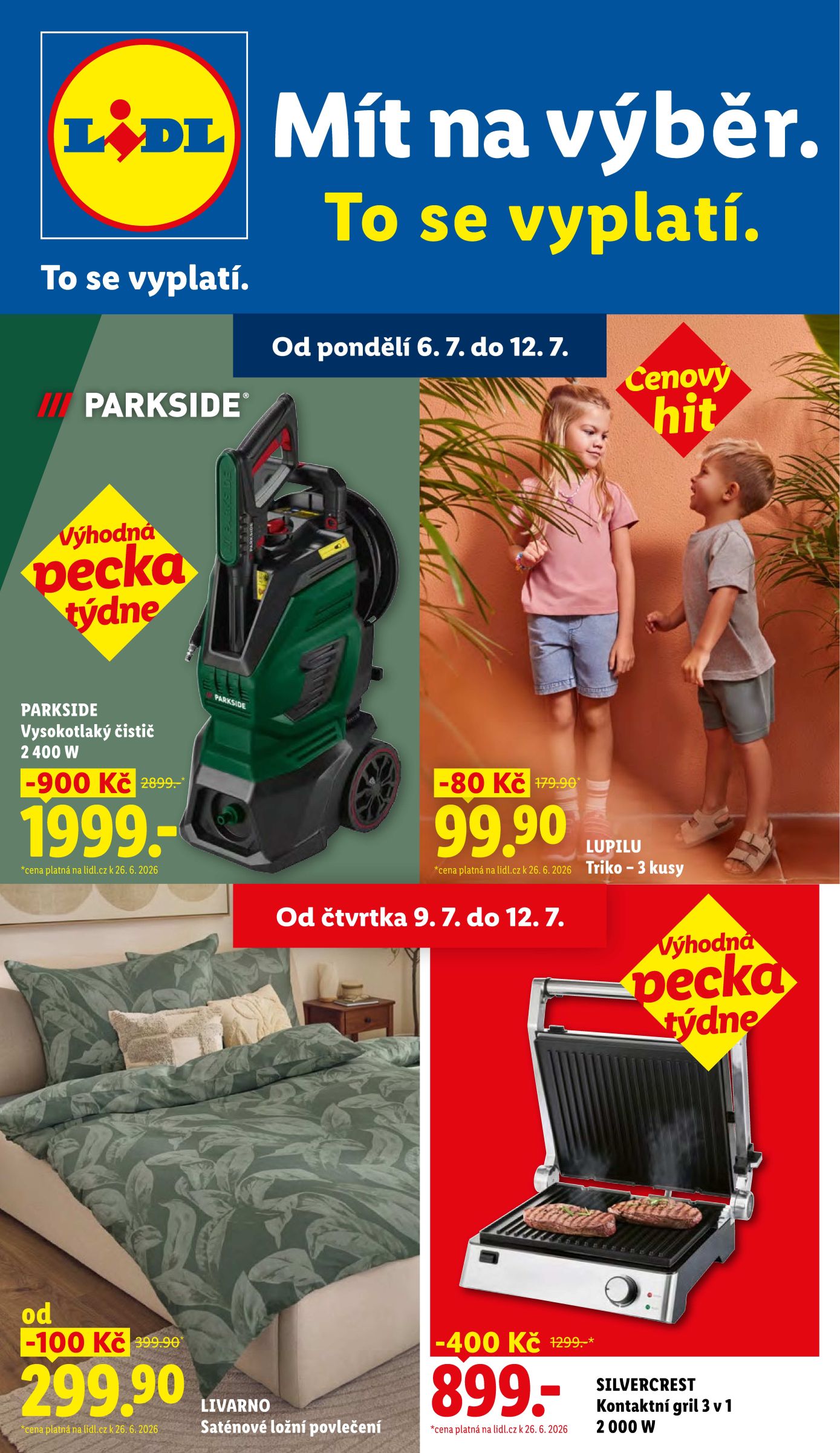 Lidl leták na příští týden od pondělí 06.07.2026 do neděle 12.07.2026
