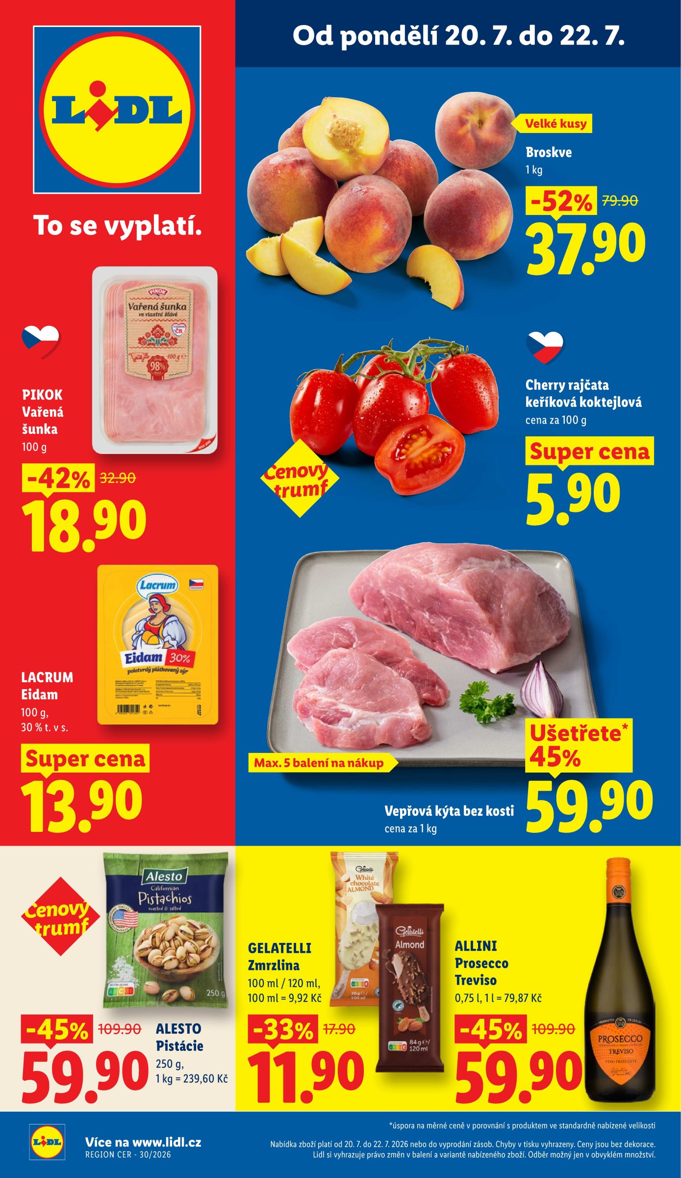 Lidl leták na příští týden od pondělí 20.07.2026 do středy 22.07.2026