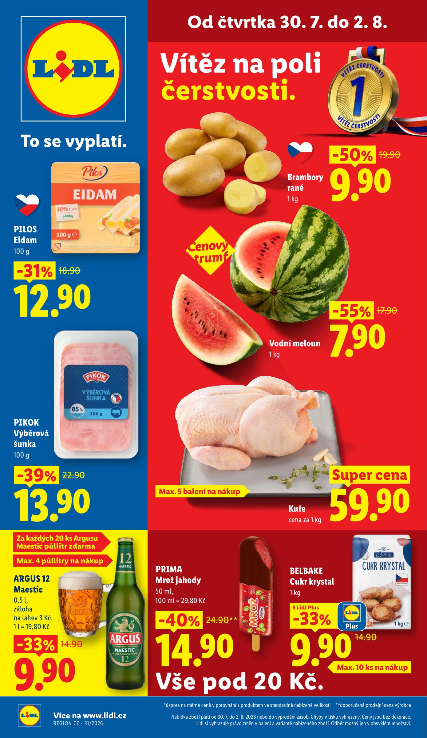Lidl leták na příští týden od čtvrtka 30.07.2026 do neděle 02.08.2026