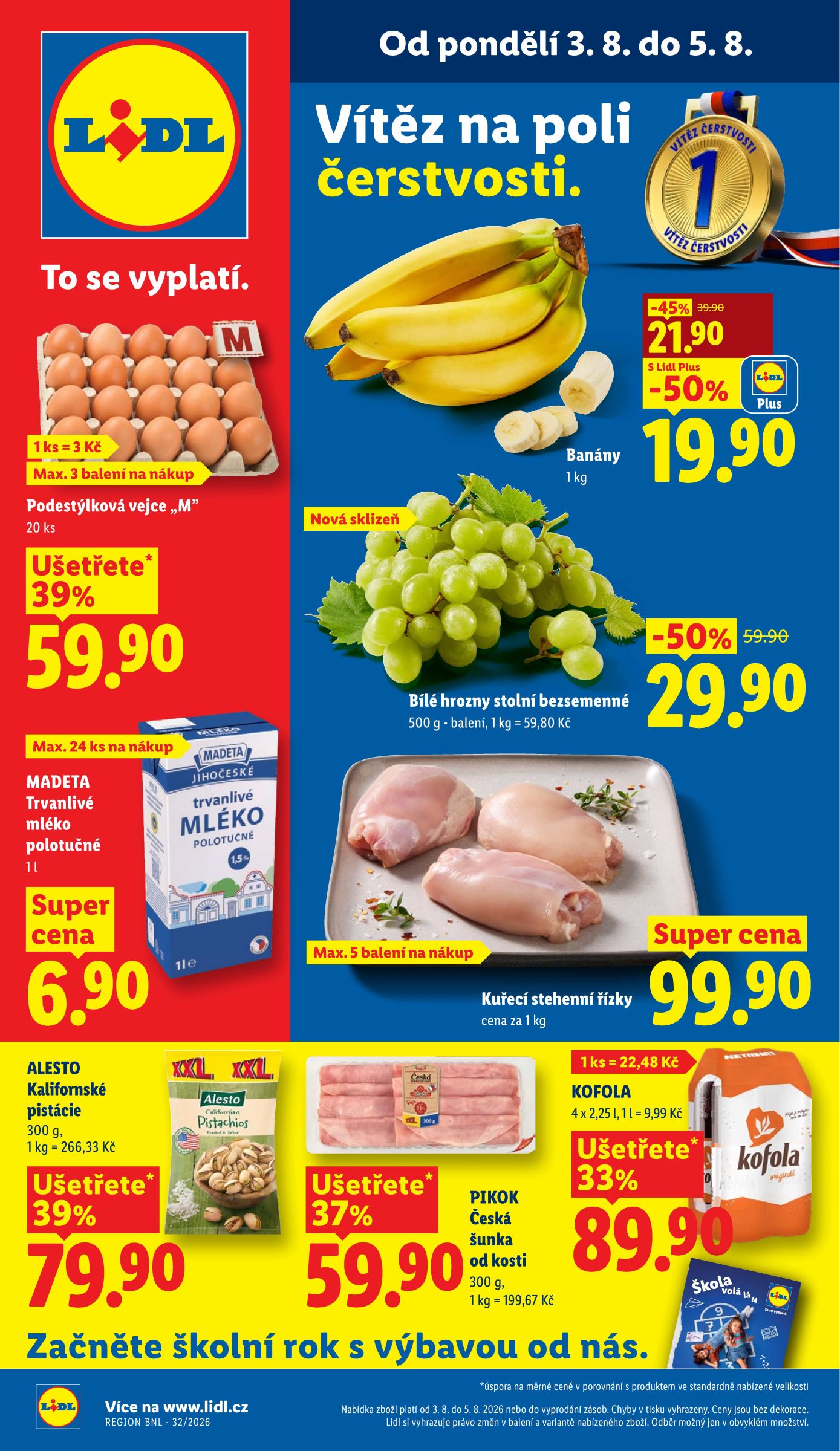 Lidl leták na příští týden od pondělí 03.08.2026 do neděle 09.08.2026