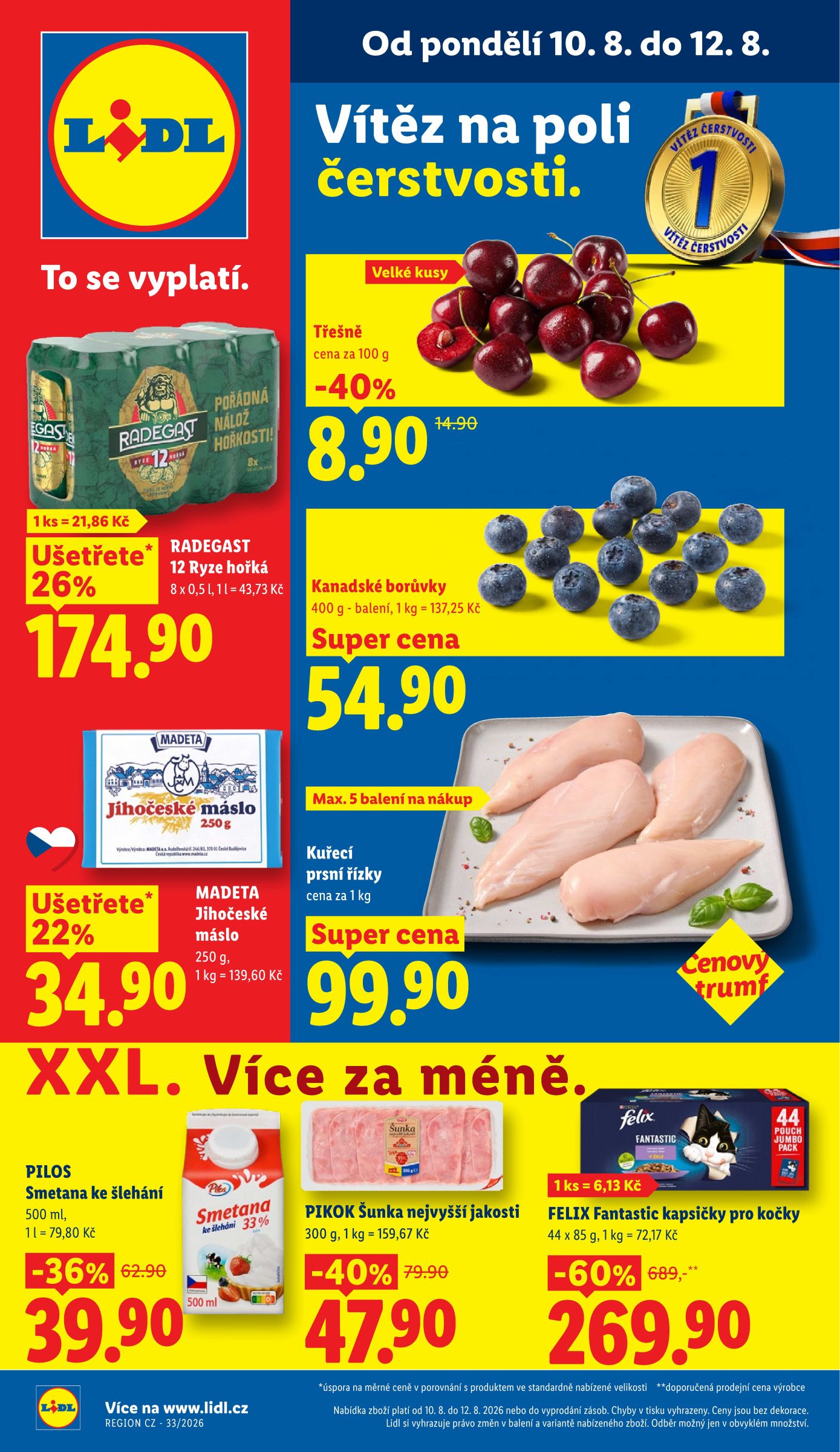 Lidl leták na příští týden od pondělí 10.08.2026 do středy 12.08.2026