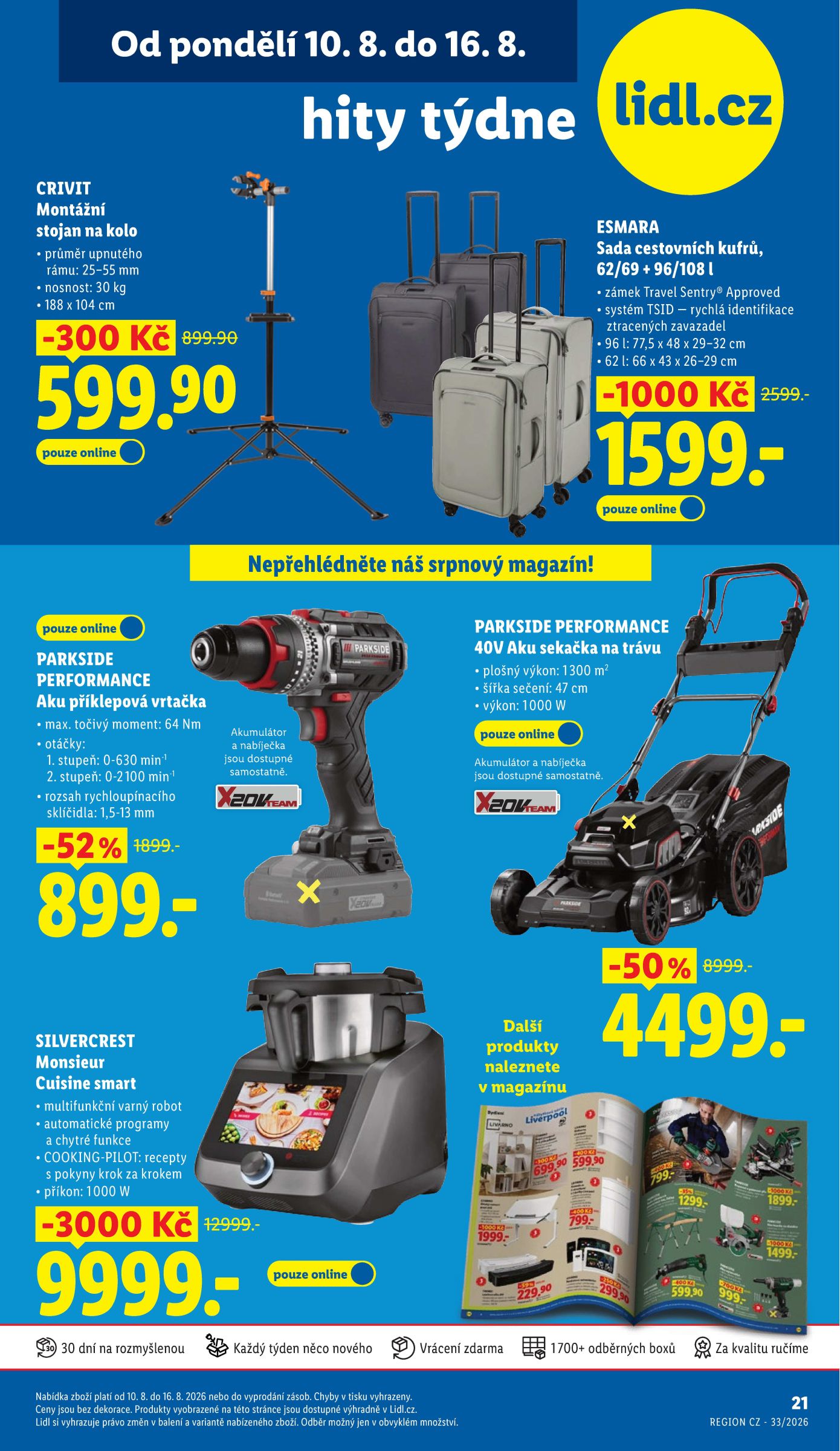 Lidl - Hity týdne leták na příští týden od pondělí 10.08.2026 do neděle 16.08.2026