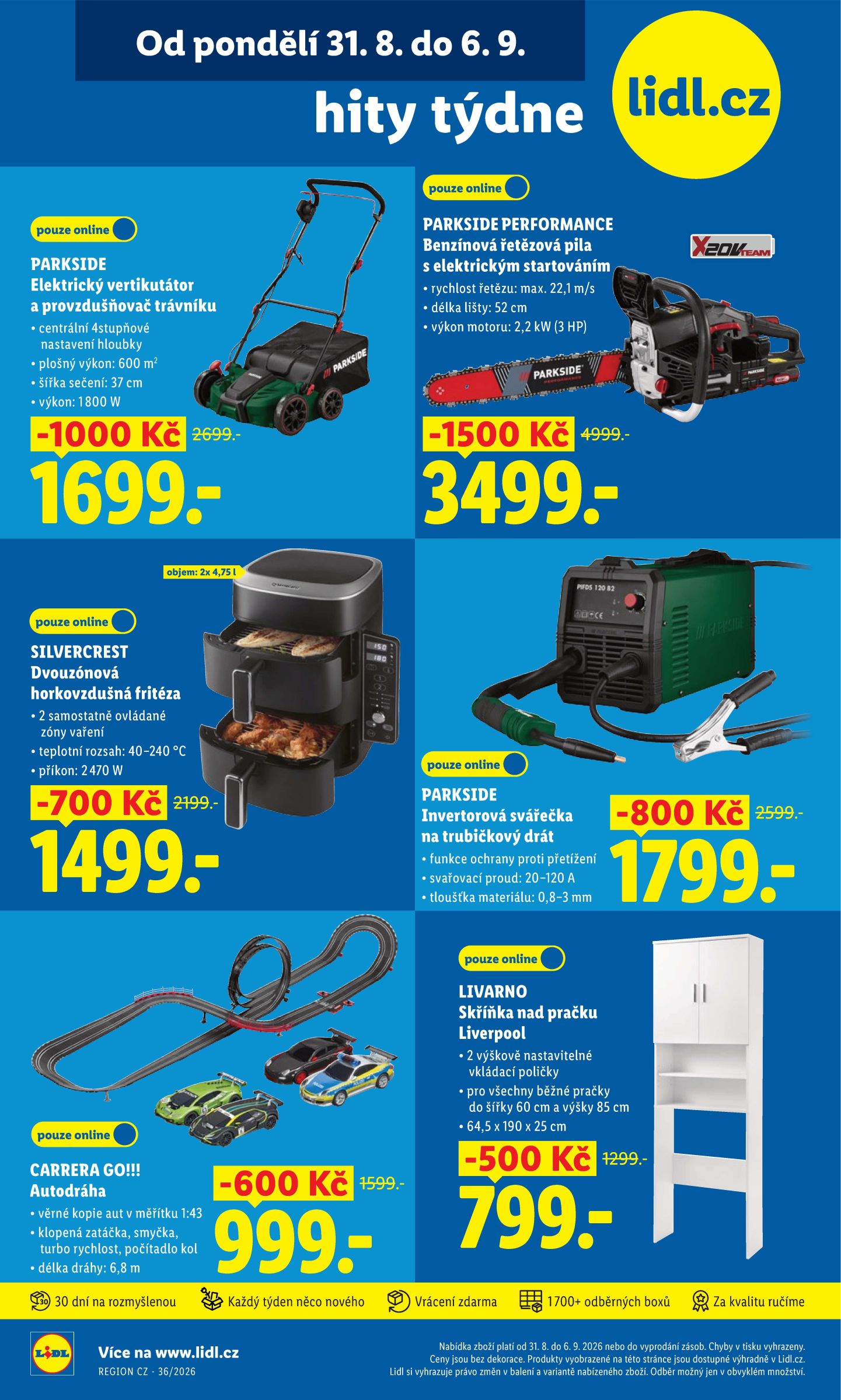 Lidl - Hity týdne leták na příští týden od pondělí 31.08.2026 do neděle 06.09.2026