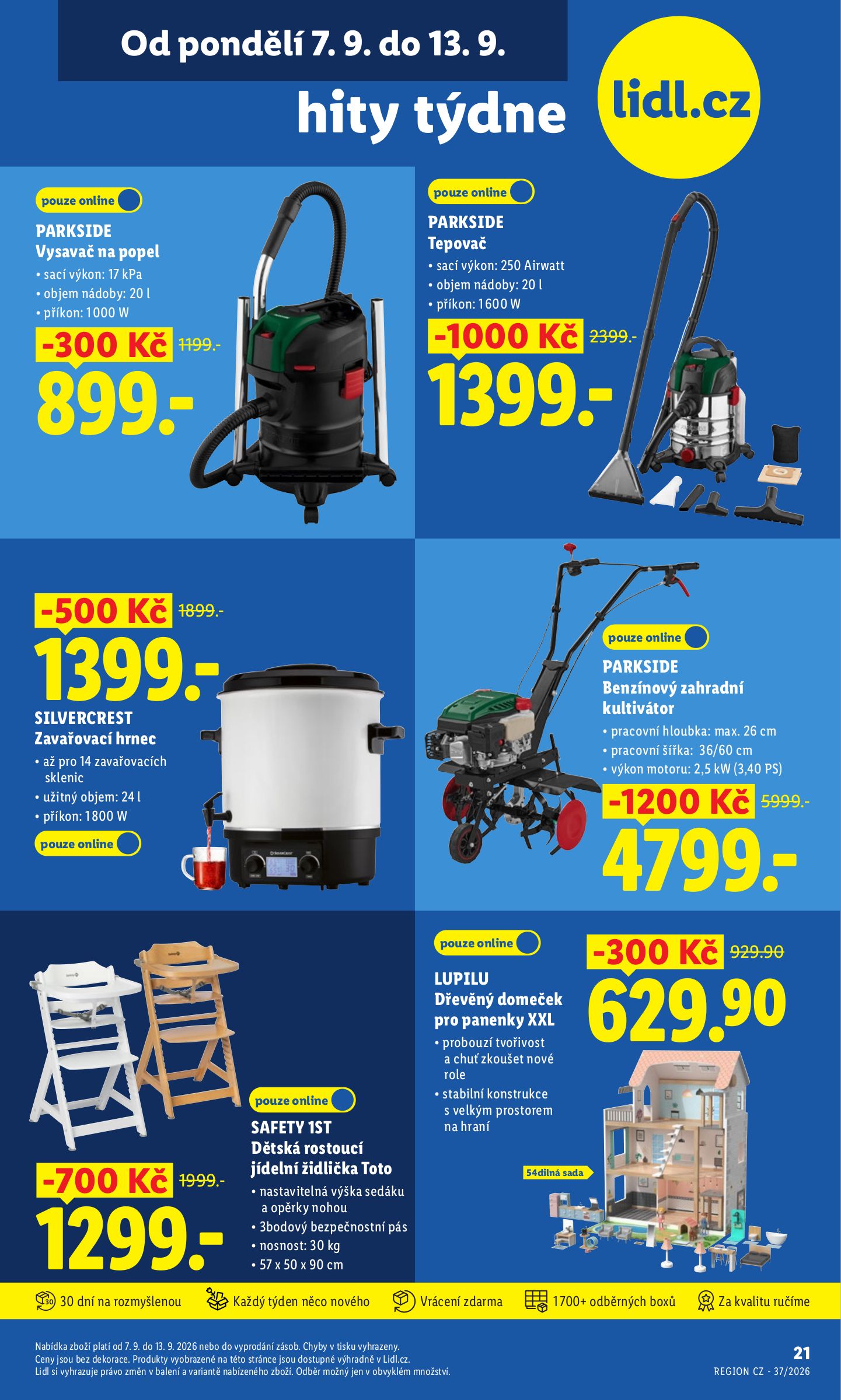 Lidl - Hity týdne leták na příští týden od pondělí 07.09.2026 do neděle 13.09.2026
