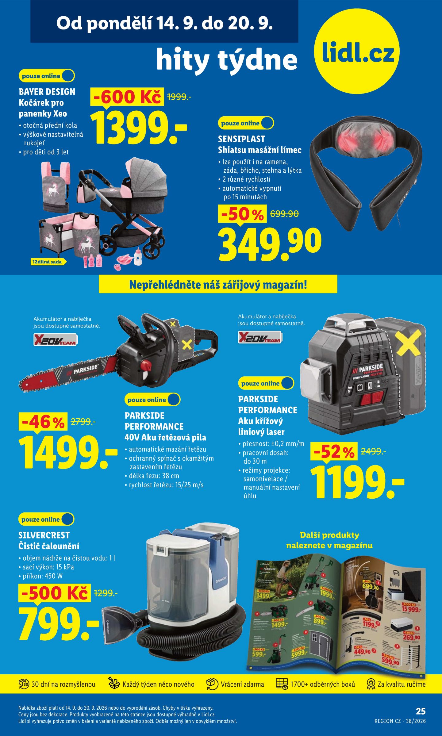 Lidl - Hity týdne leták na příští týden od pondělí 14.09.2026 do neděle 20.09.2026