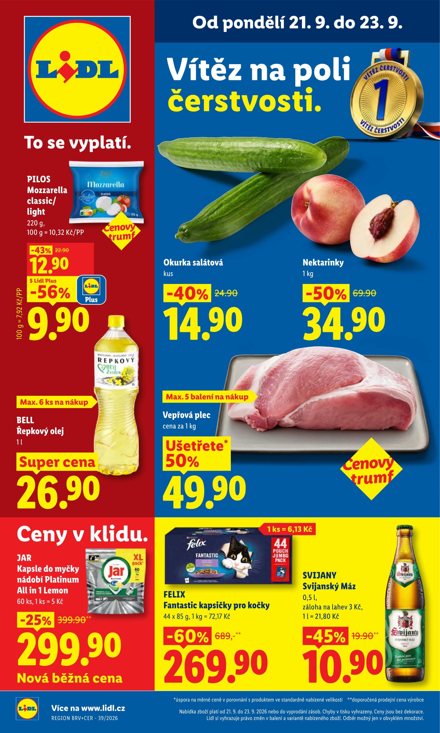 Lidl leták na příští týden od pondělí 21.09.2026 do středy 23.09.2026