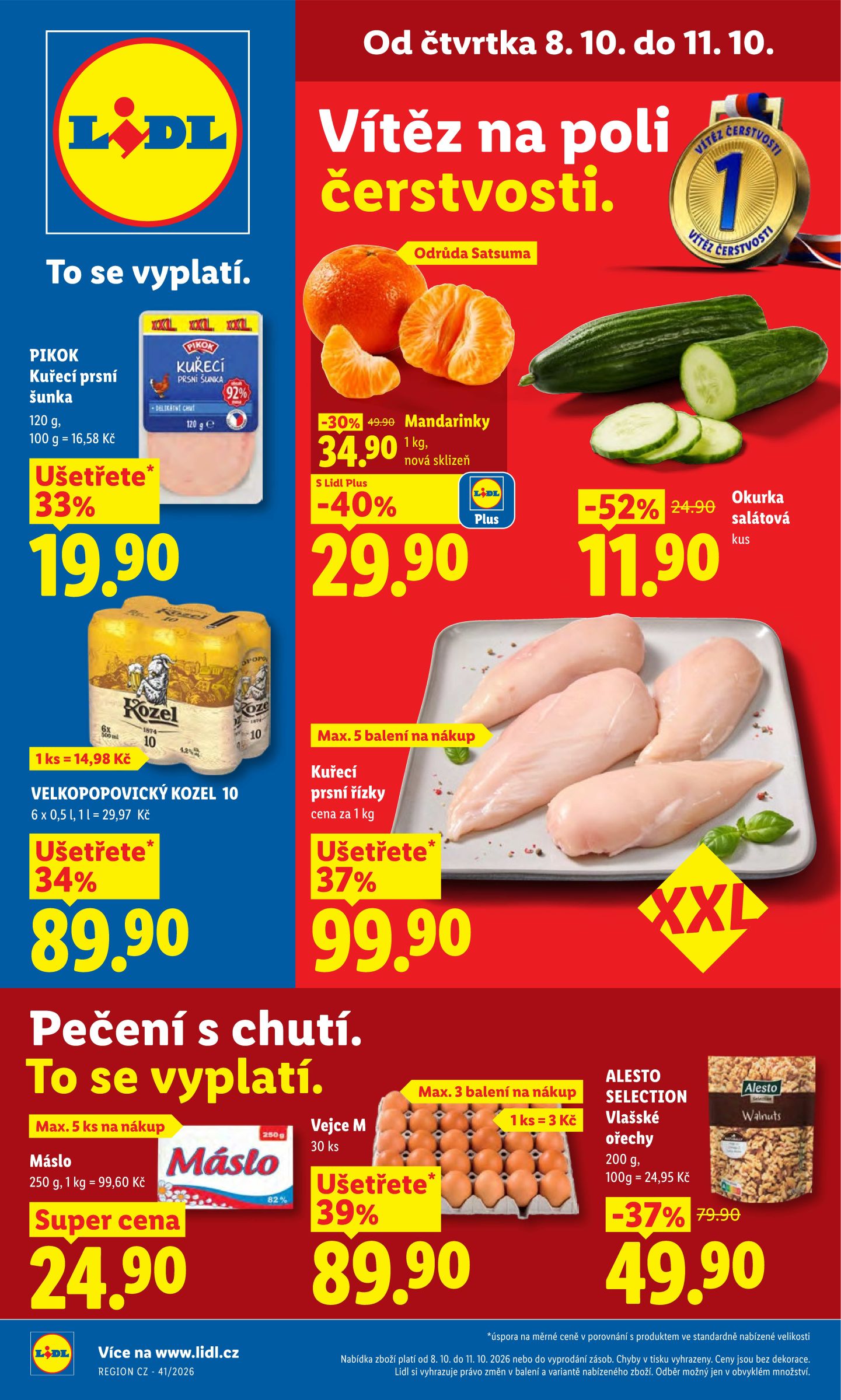Lidl leták na příští týden od čtvrtka 08.10.2026 do neděle 11.10.2026