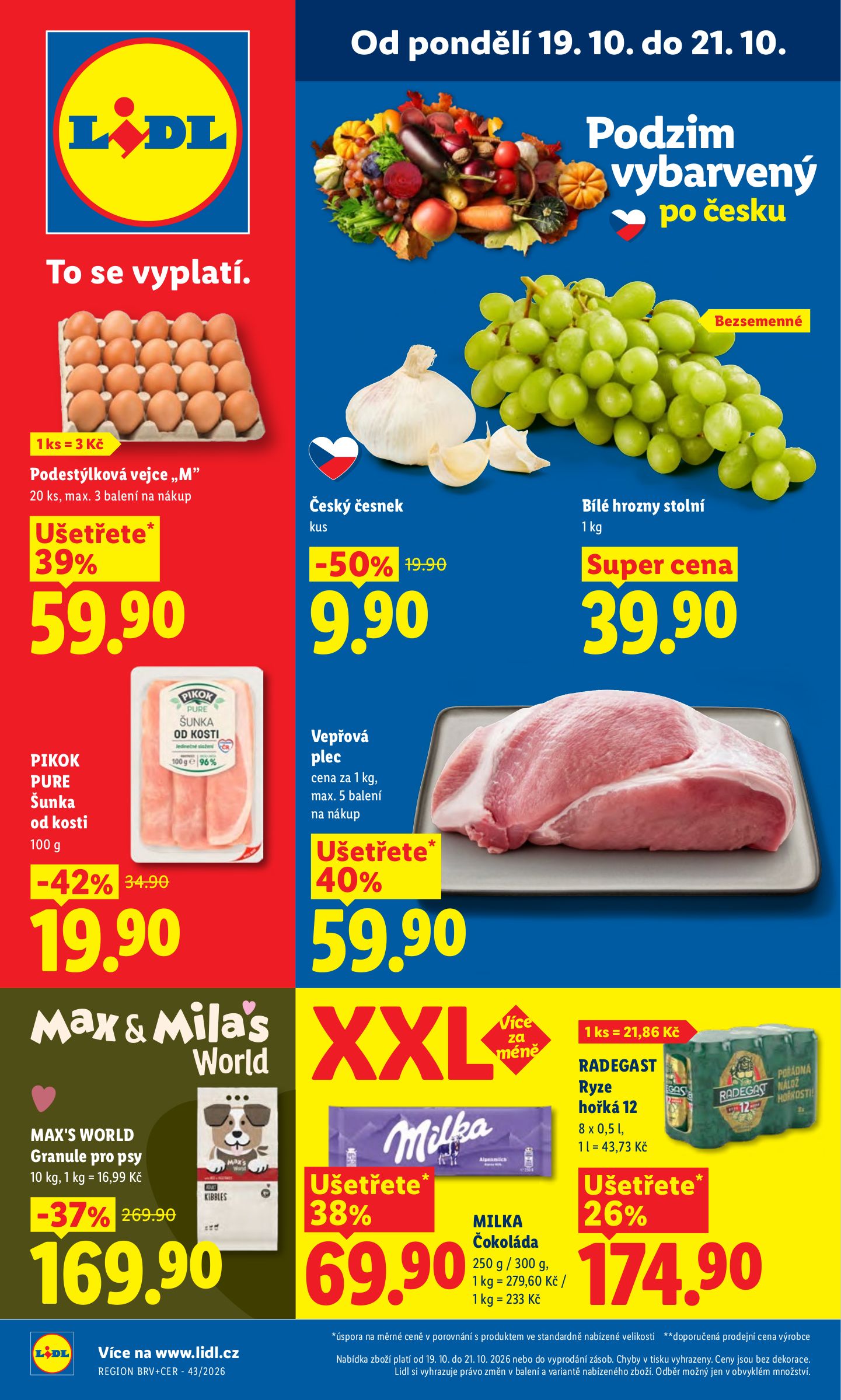 Lidl leták na příští týden od pondělí 19.10.2026 do středy 21.10.2026