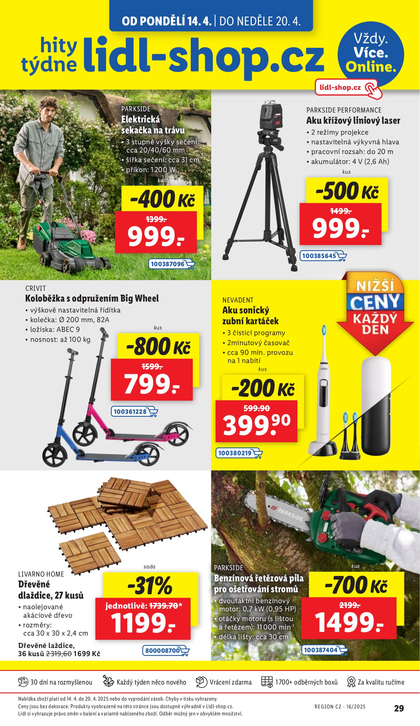 Objevte neuvěřitelné nabídky v LIDL, Kaufland a Tesco: Sekáčka na trávu, Tatarská omáčka, Pizza Ristorante! (10. dubna 2025) - Nejnovější akce a slevy