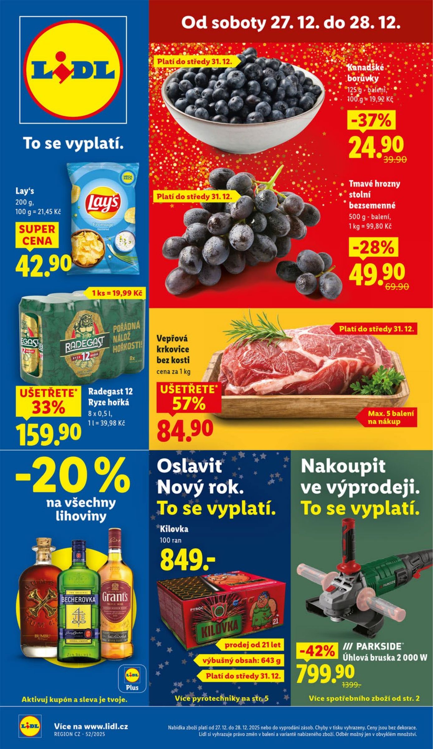 Nejlepší nabídky z obchodů LIDL, Kaufland, Tesco – Výhodné nákupy s aktuálními slevami k datu 2025-12-25