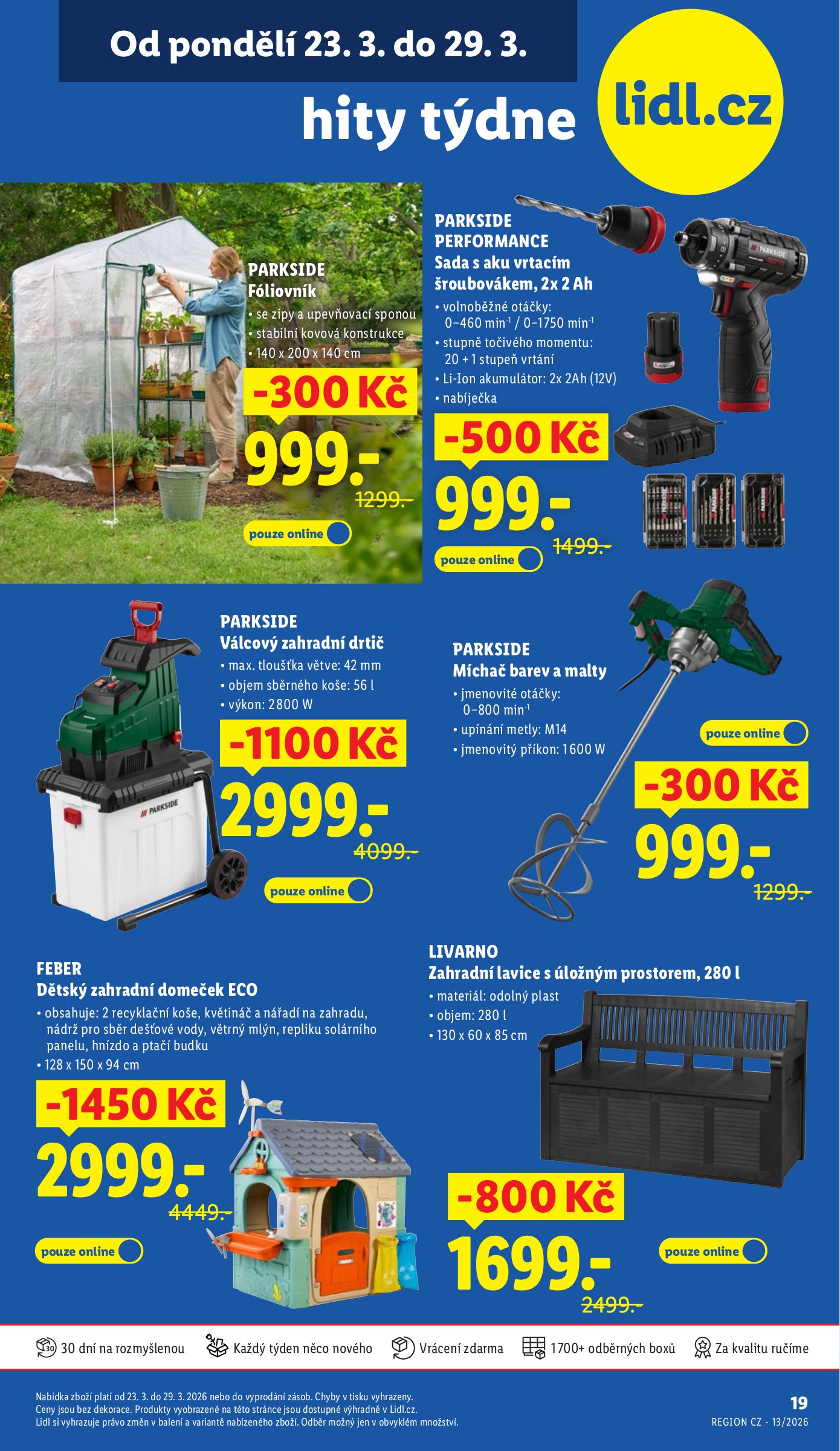 Lidl - Hity týdne leták platný od pondělí 23.03.2026 do neděle 29.03.2026