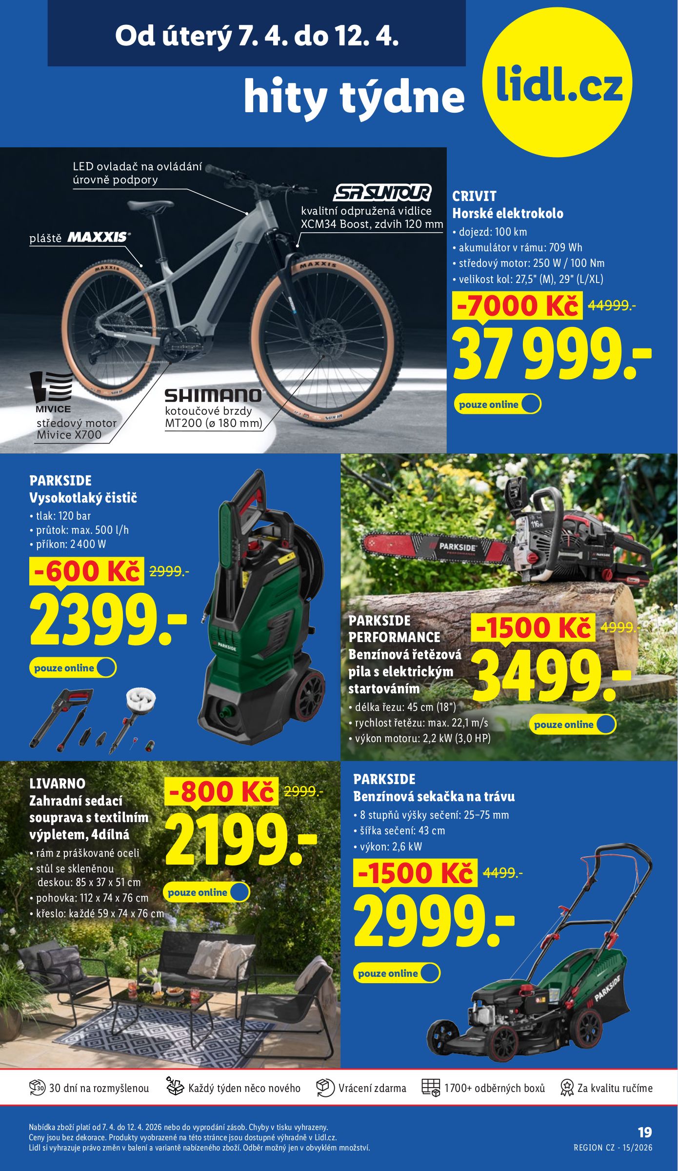 Lidl - Hity týdne leták platný od úterý 07.04.2026 do neděle 12.04.2026